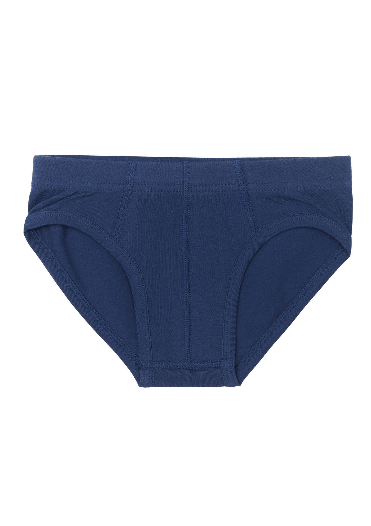4er-Set Jungen-Slips – Admiralblau, Bordeaux, Denimblau - Evermind.eco
