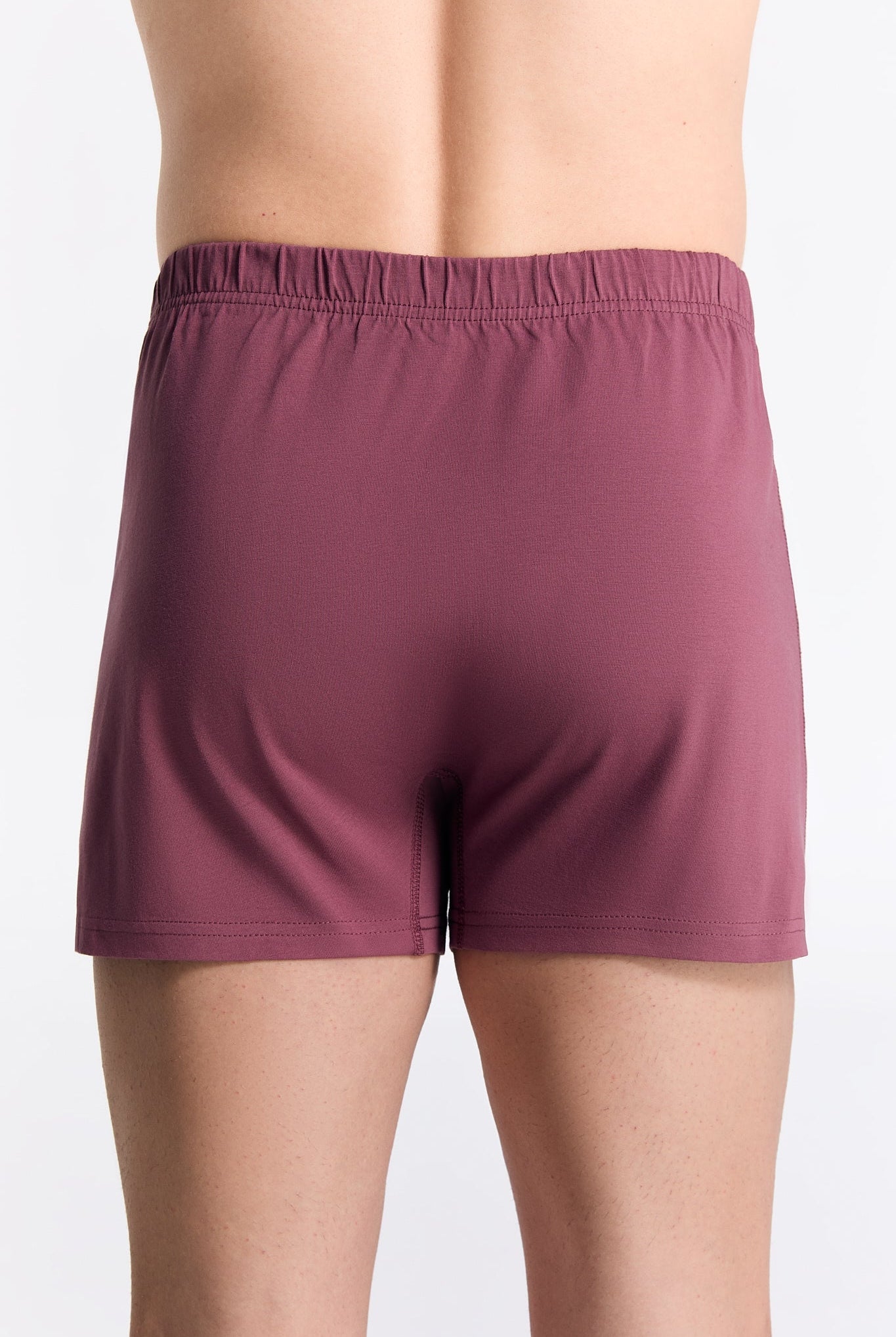Bio-Baumwoll-Boxershorts mit Holzknopf - Evermind.eco