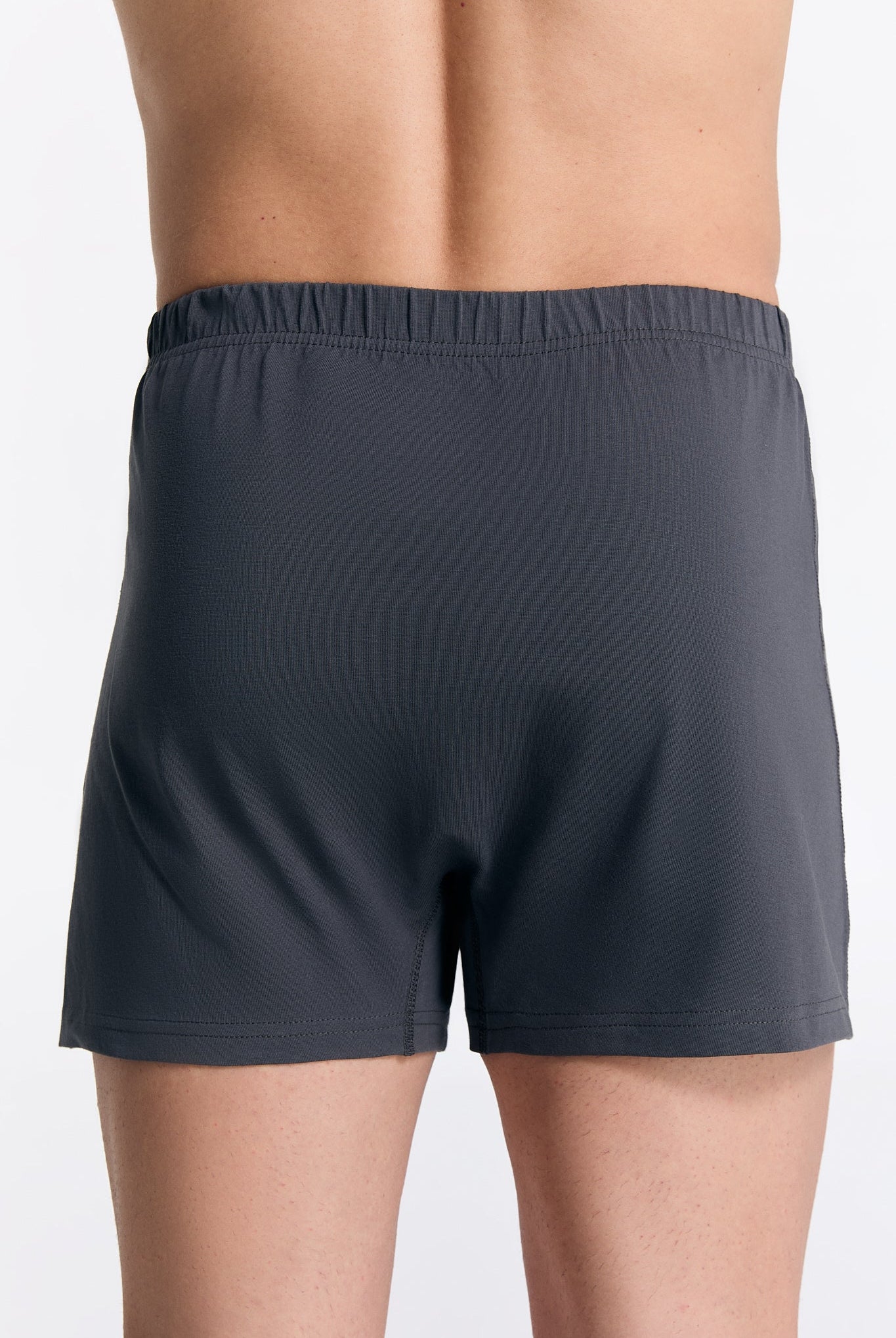 Bio-Baumwoll-Boxershorts mit Holzknopf - Evermind.eco
