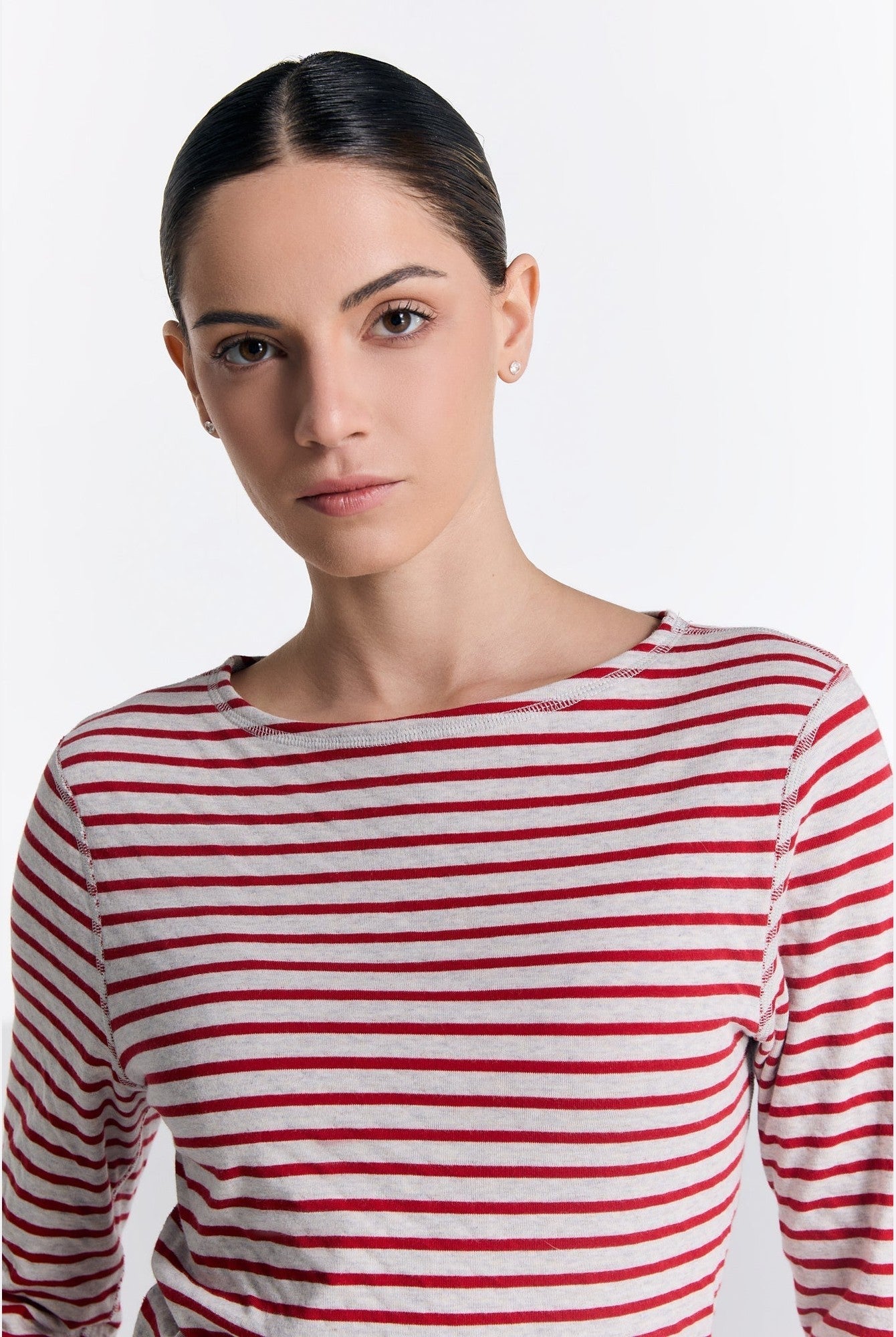 Bio-Baumwoll Damen Wendelangarmshirt - Evermind.eco