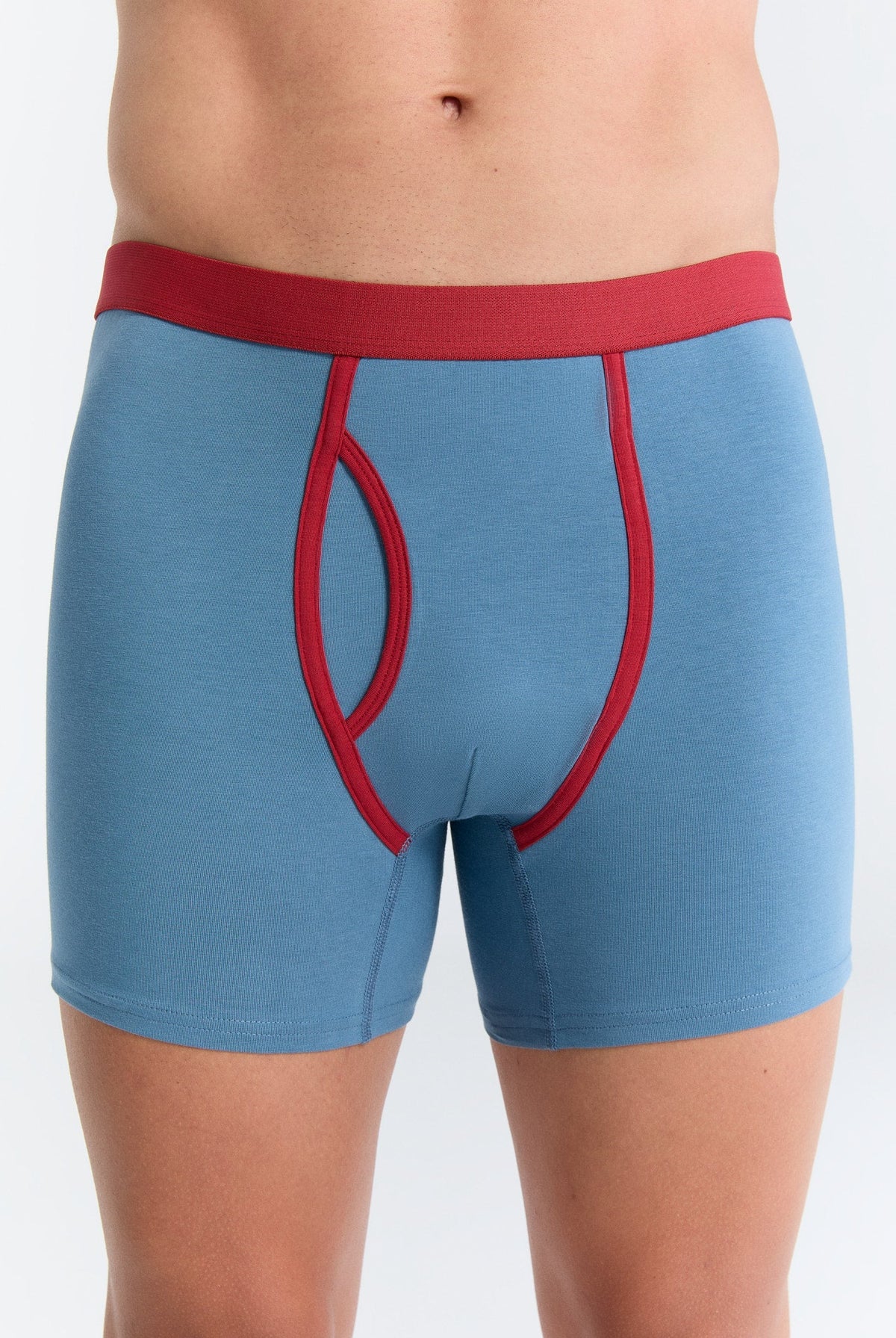 Bio-Baumwoll-Herren Boxershorts mit Eingriff - Evermind.eco