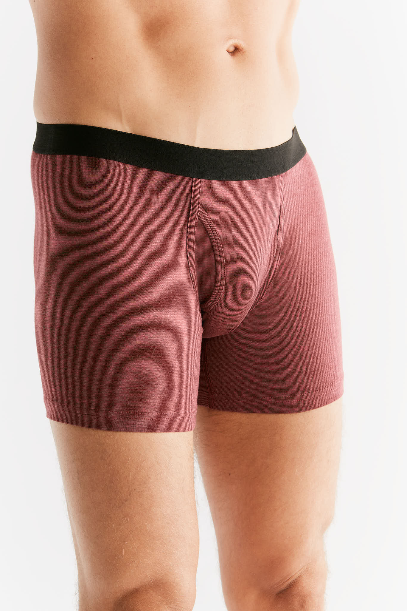 Bio-Baumwoll-Herren Boxershorts mit Eingriff - Evermind.eco