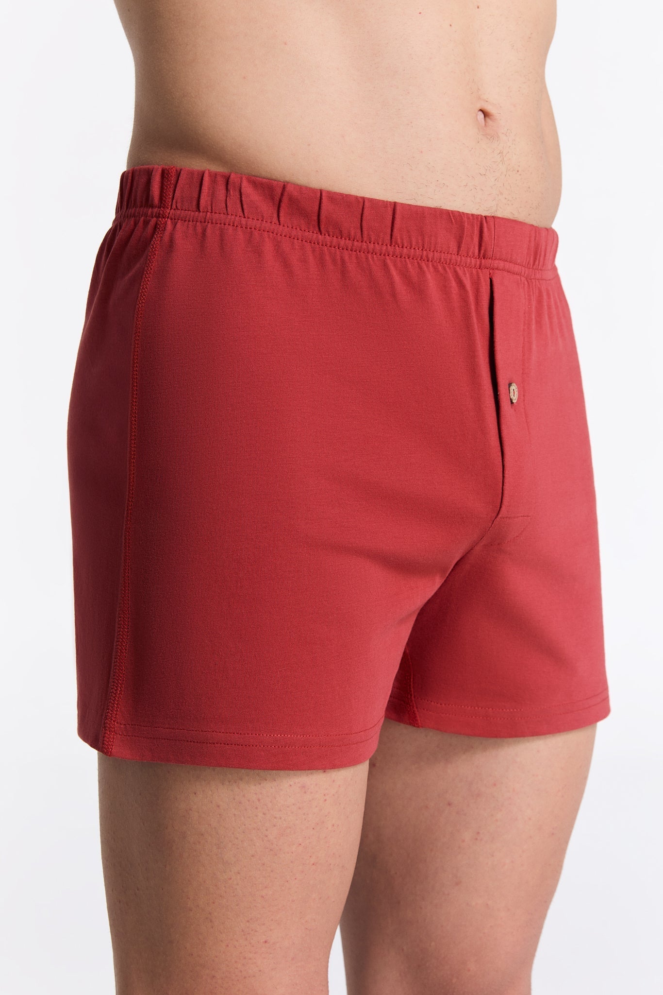 Bio-Baumwoll-Herren Boxershorts mit Eingriff - Evermind.eco