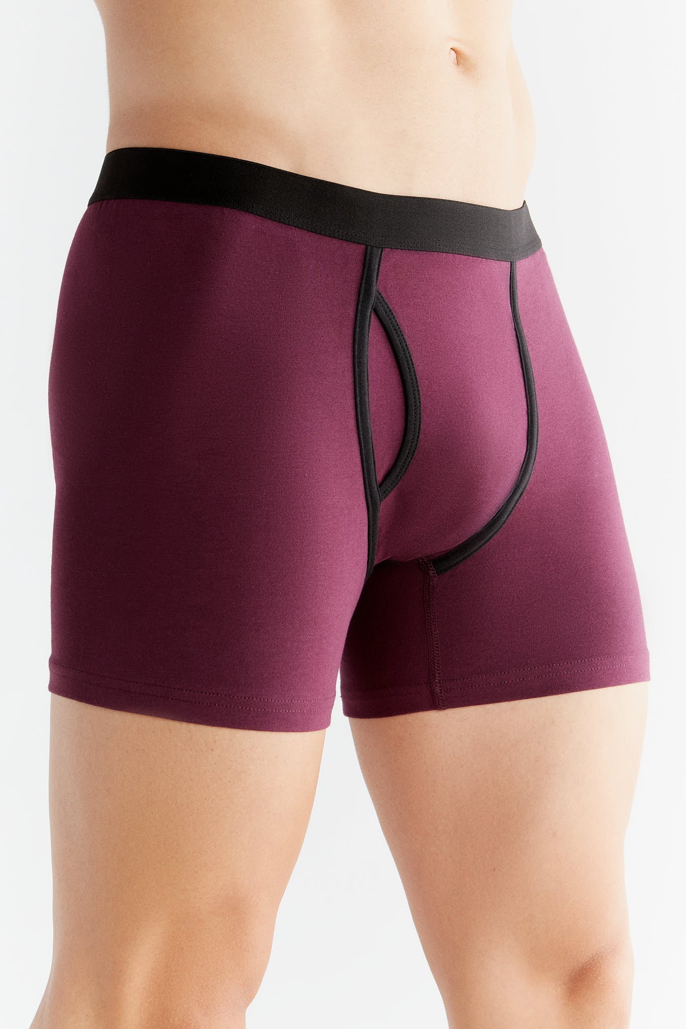 Bio-Baumwoll-Herren Boxershorts mit Eingriff - Evermind.eco