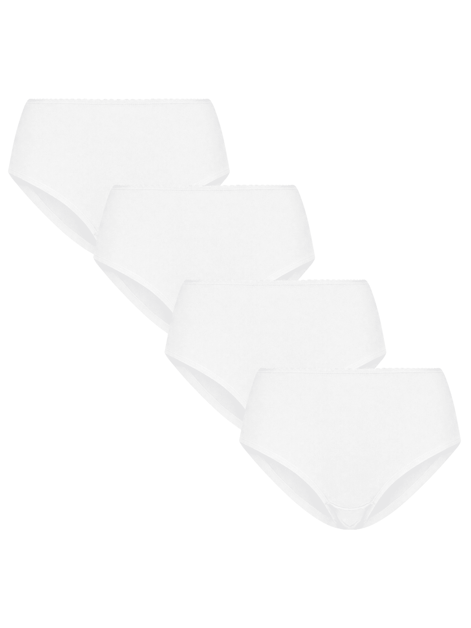 Bio-Baumwoll-Hipster mit Spitze – 4er Pack - Evermind.eco