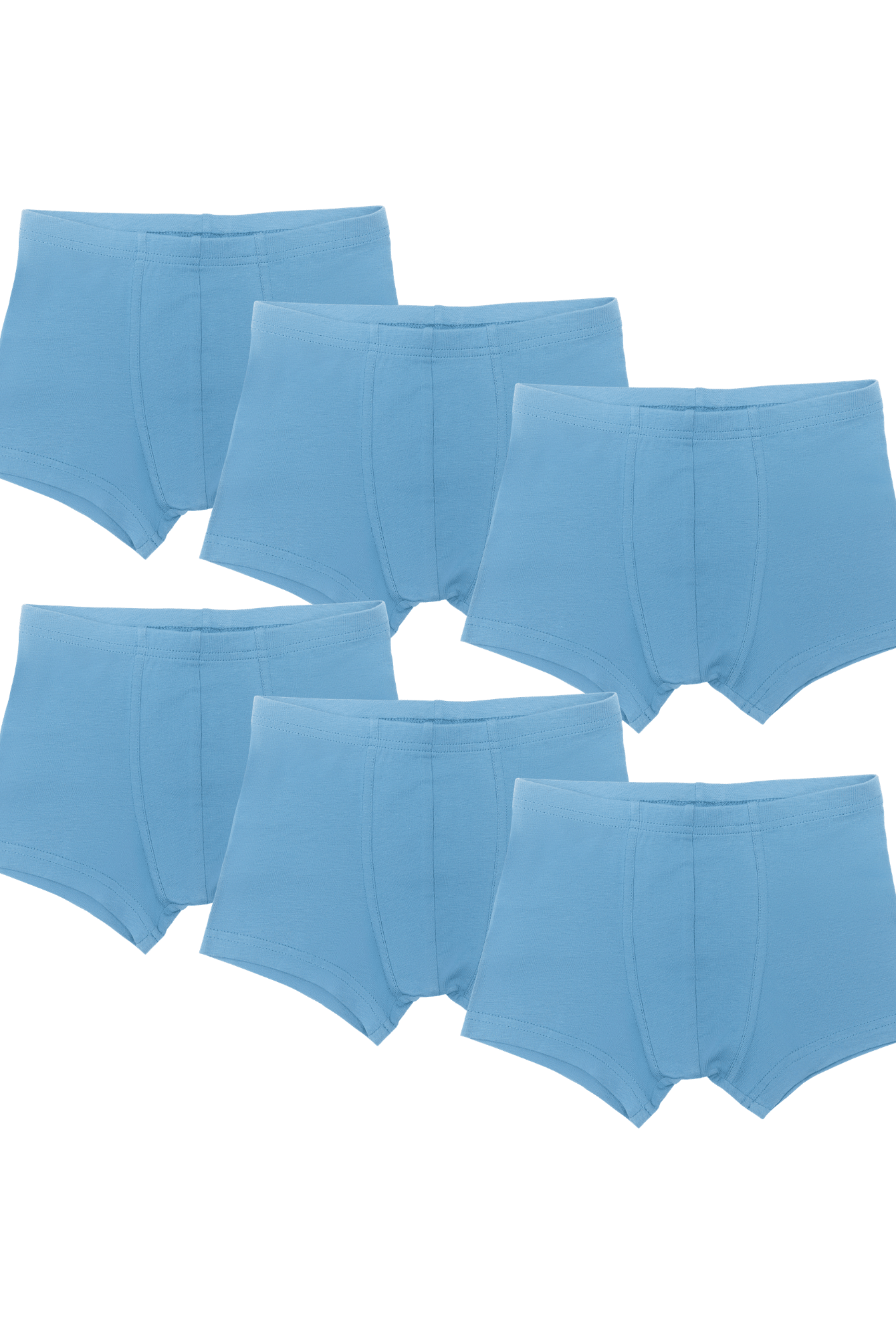 Bio-Baumwoll-Jungen Retroshorts-6er Pack - Evermind.eco