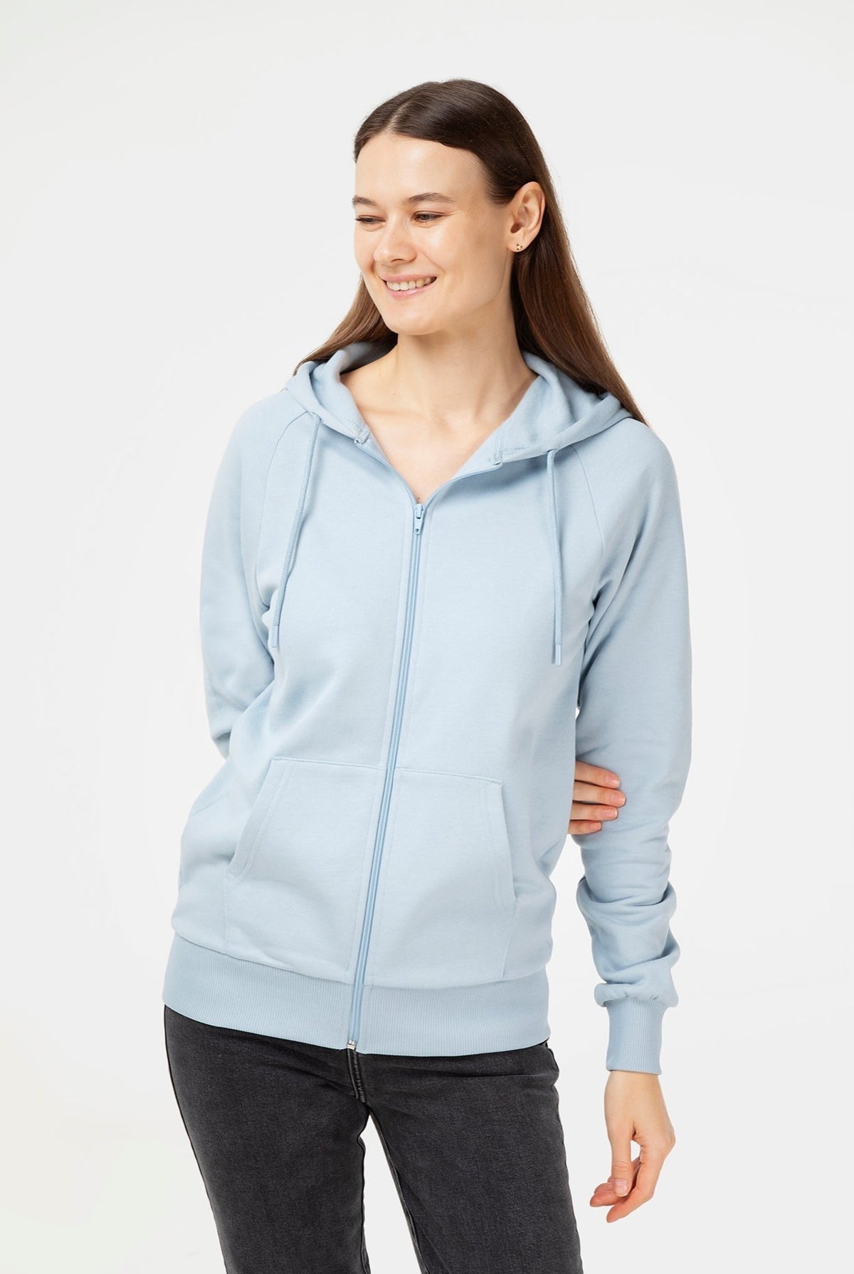 Bio-Baumwoll Kapuzenjacke Unisex - Evermind.eco