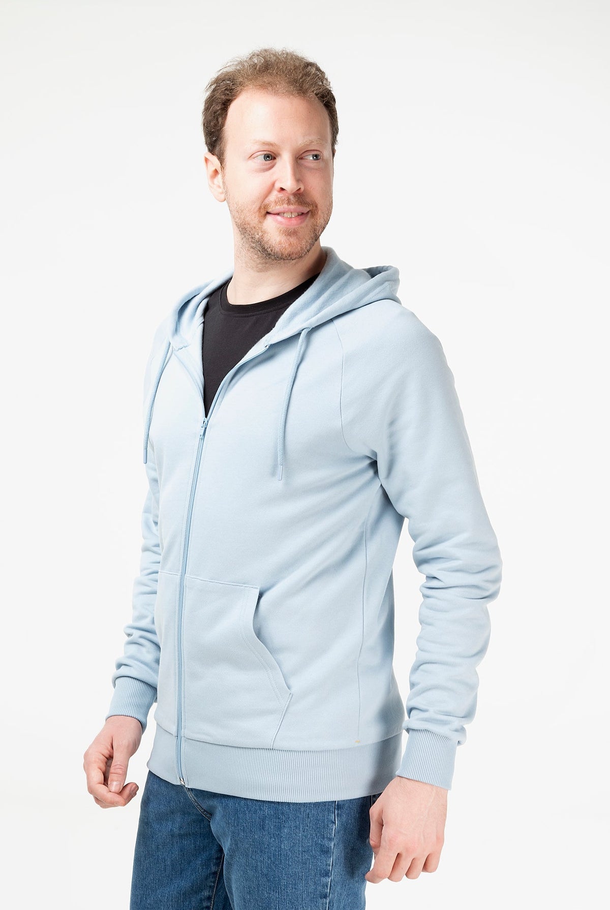 Bio-Baumwoll Kapuzenjacke Unisex - Evermind.eco