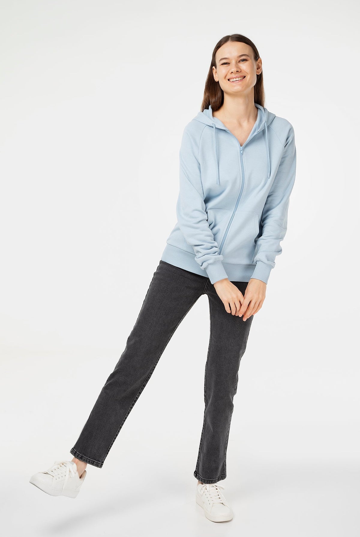 Bio-Baumwoll Kapuzenjacke Unisex - Evermind.eco