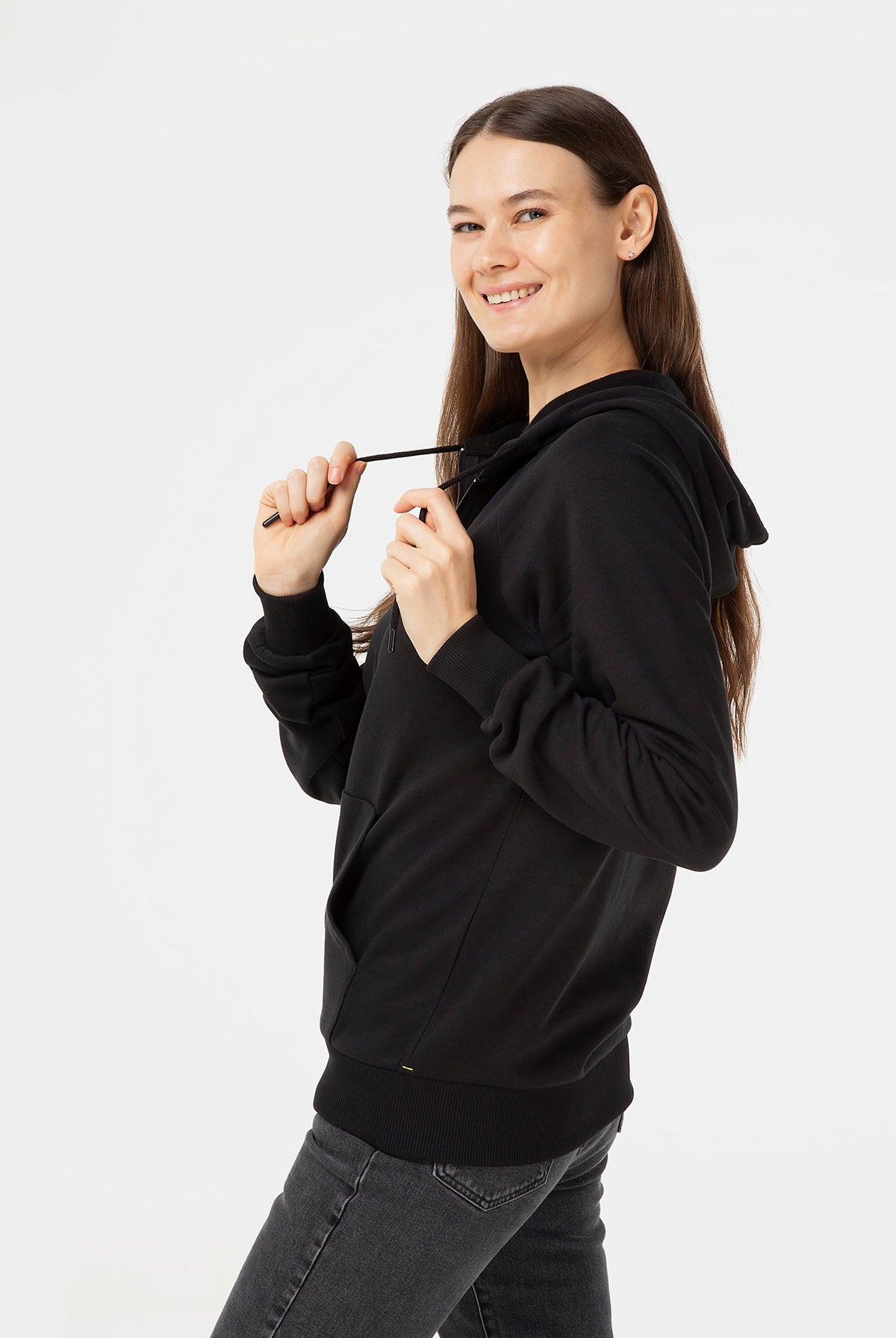 Bio-Baumwoll Kapuzenjacke Unisex - Evermind.eco