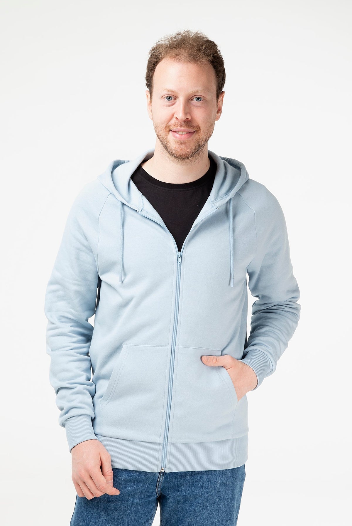 Bio-Baumwoll Kapuzenjacke Unisex - Evermind.eco