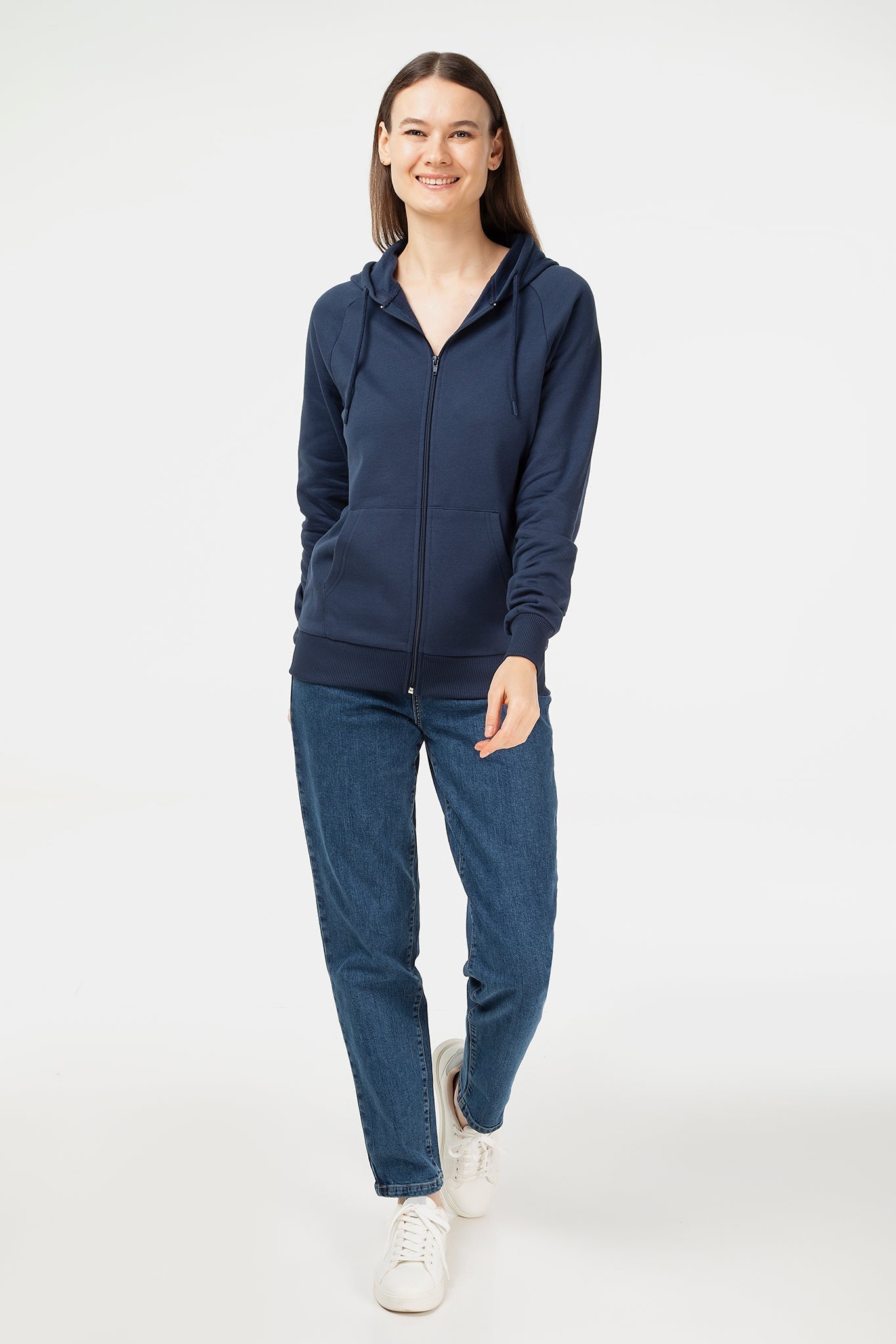 Bio-Baumwoll Kapuzenjacke Unisex - Evermind.eco