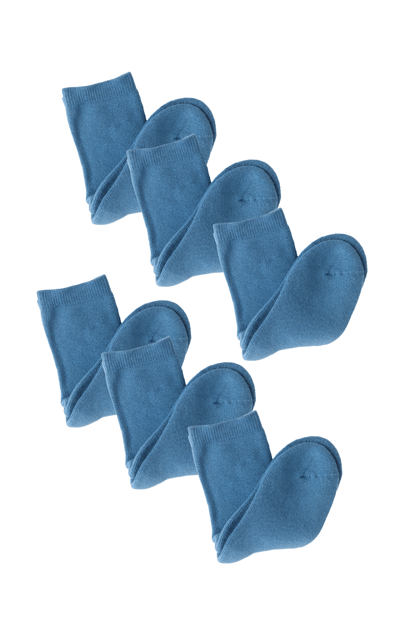 Bio-Baumwoll-Kinder Frotteesocken – 6er Pack - Evermind.eco