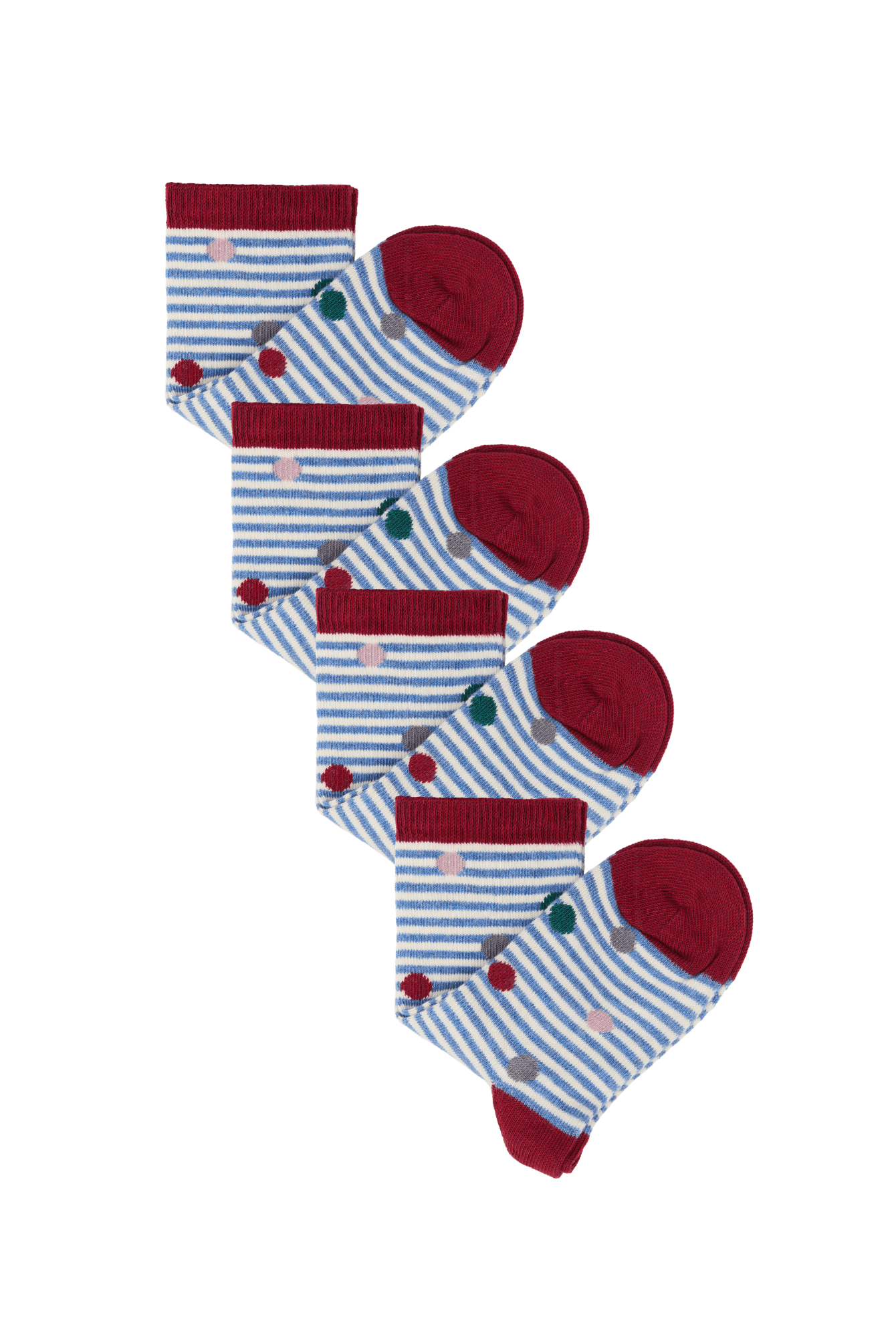 Bio-Baumwoll-Kindersocken-4er Pack - Evermind.eco