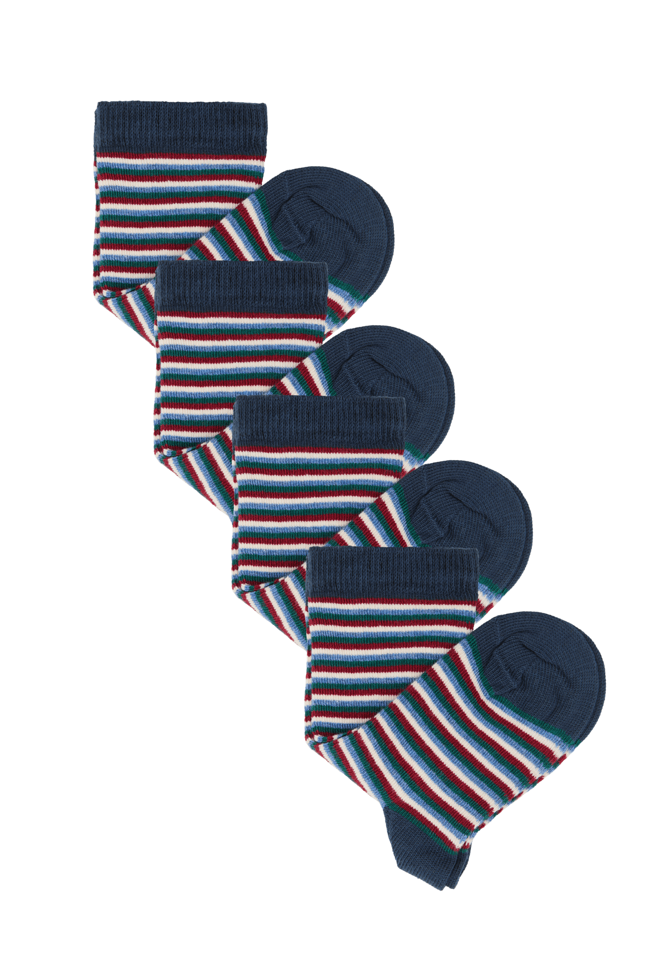Bio-Baumwoll-Kindersocken-4er Pack - Evermind.eco