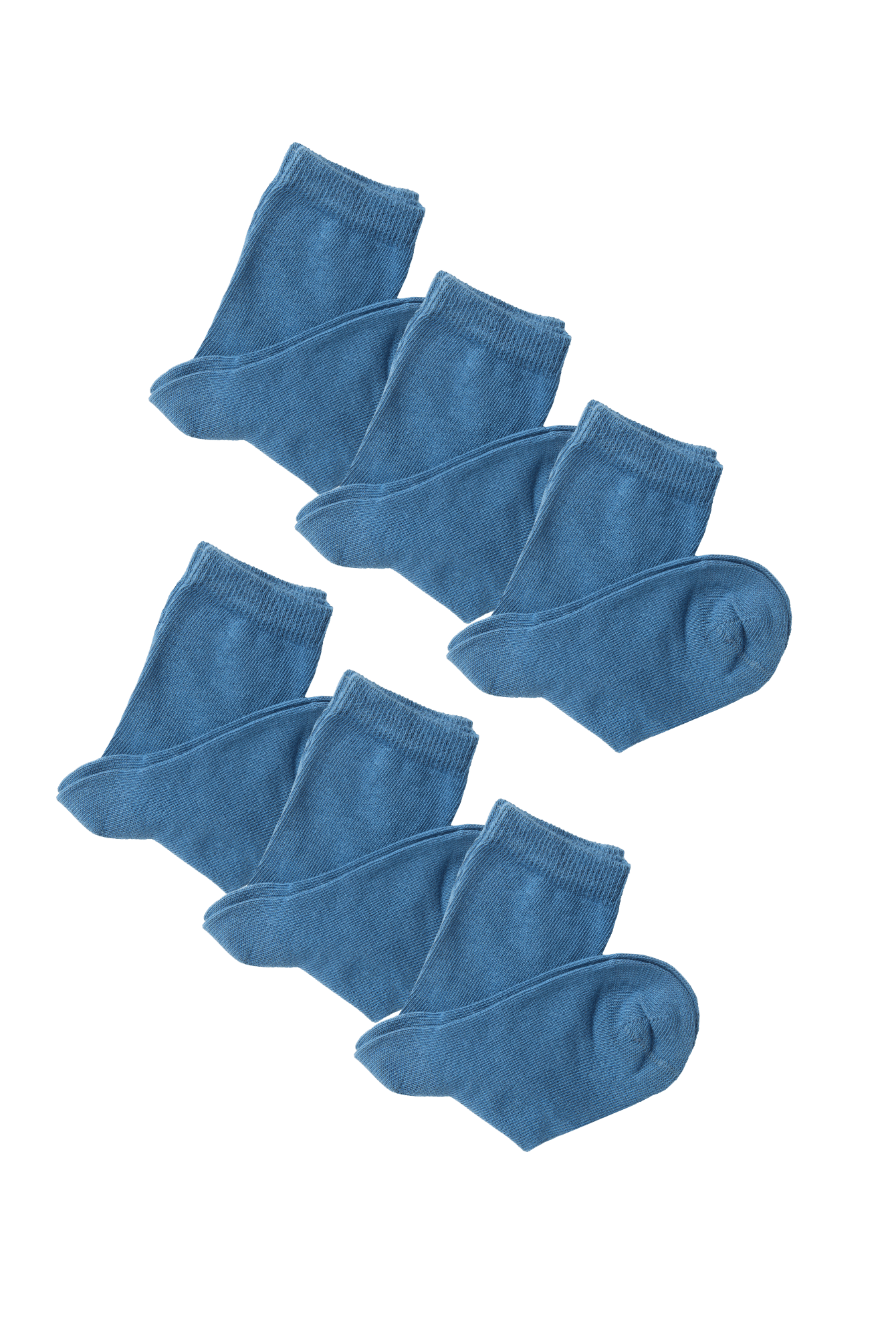 Bio-Baumwoll-Kindersocken – 6er Pack - Evermind.eco