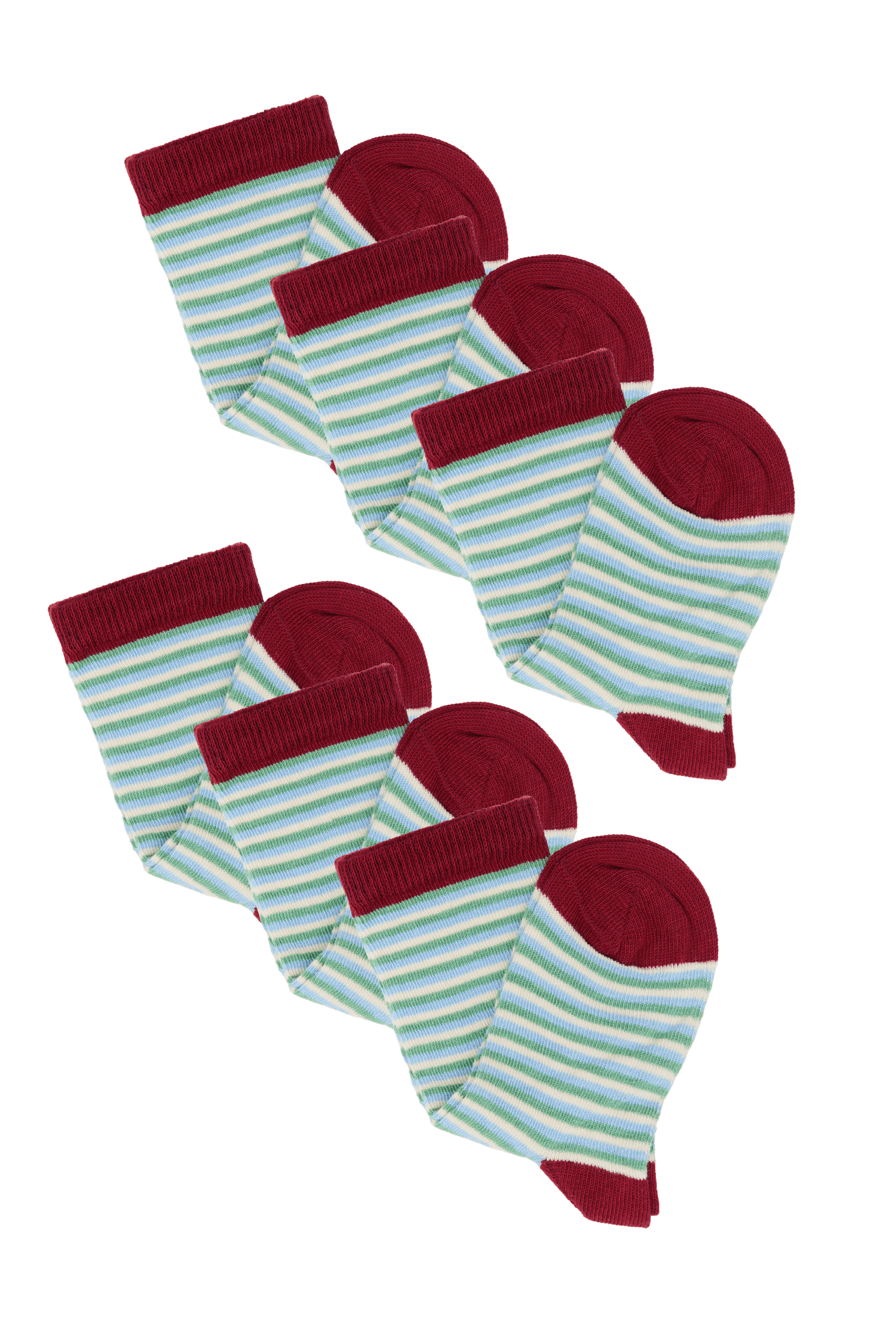 Bio-Baumwoll-Kindersocken – 6er Pack - Evermind.eco
