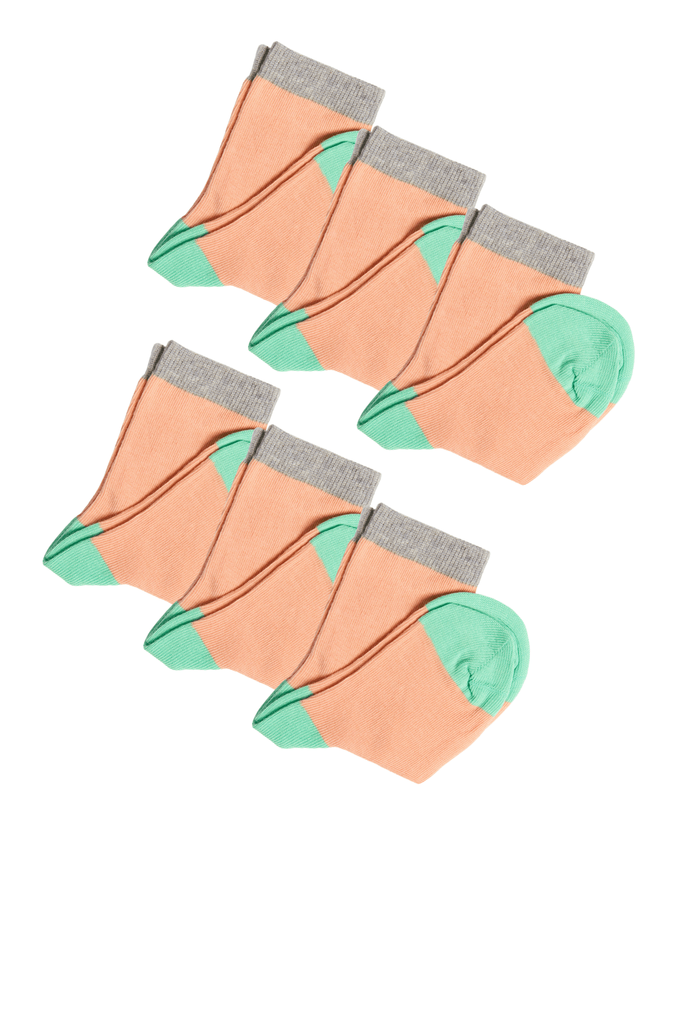 Bio-Baumwoll-Kindersocken – 6er Pack - Evermind.eco