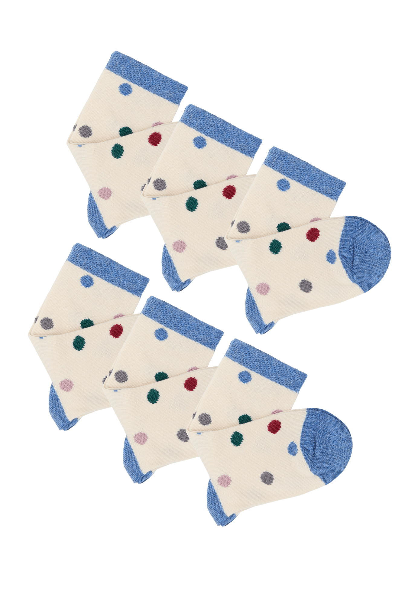 Bio-Baumwoll-Kindersocken – 6er Pack - Evermind.eco