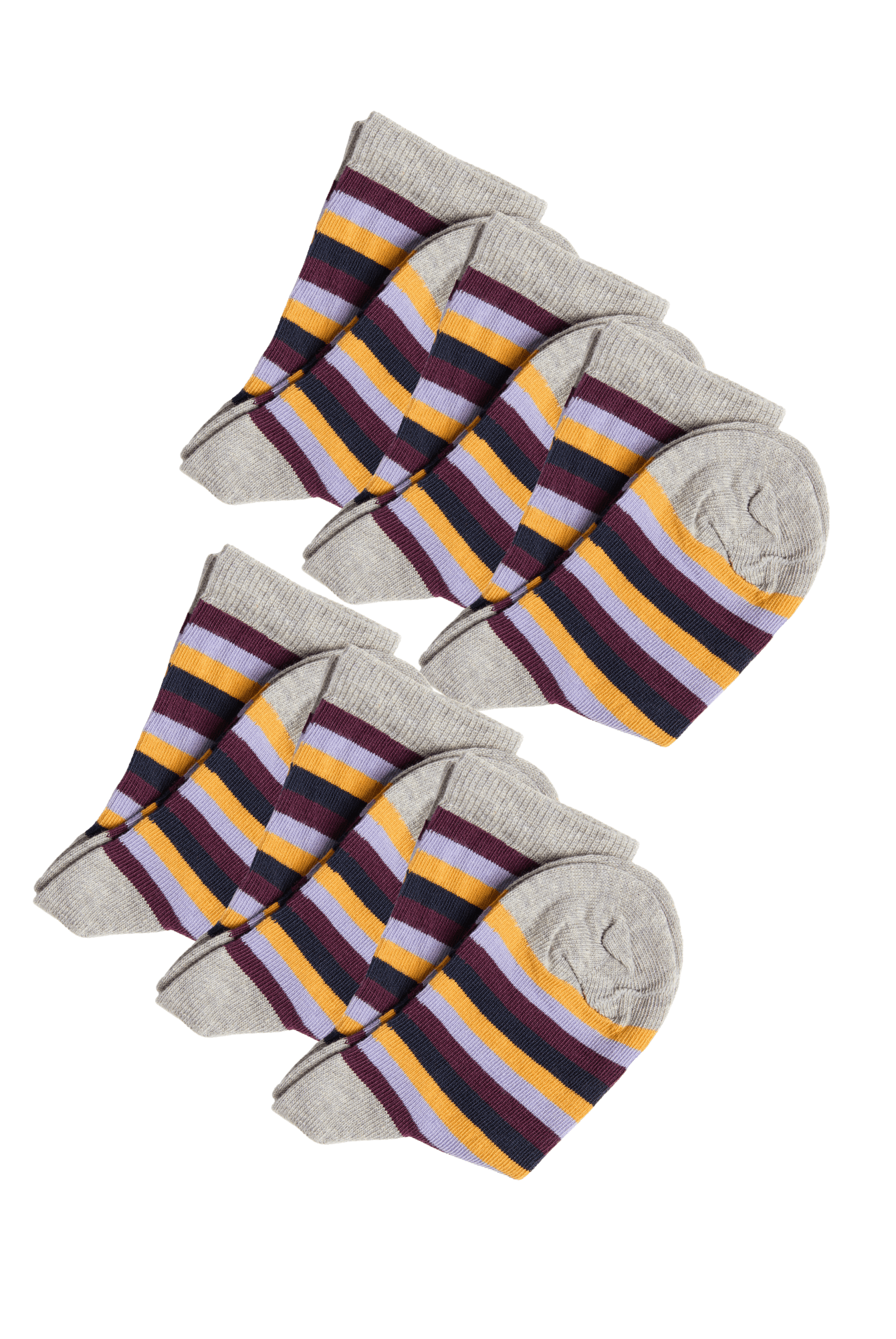 Bio-Baumwoll-Kindersocken – 6er Pack - Evermind.eco