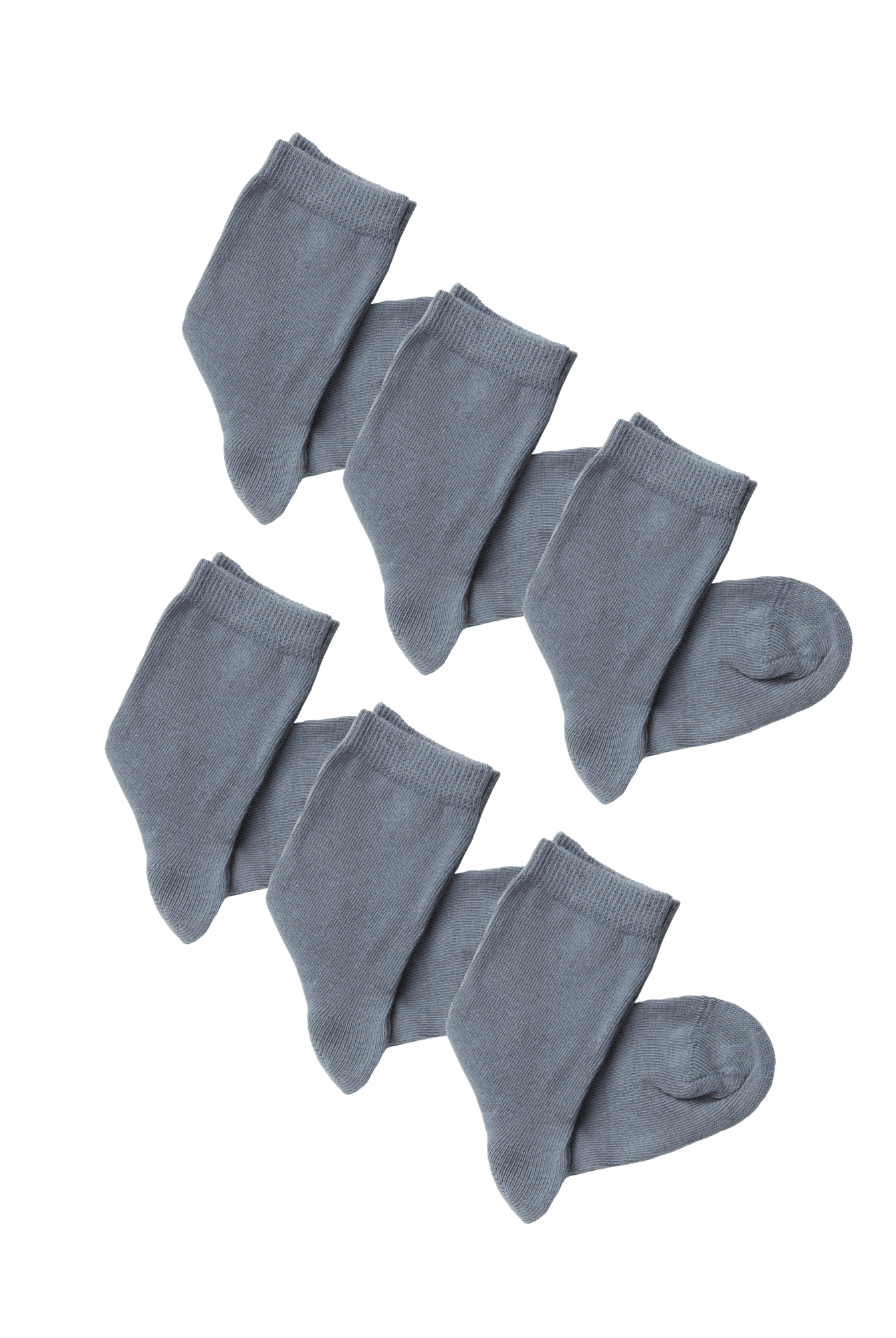 Bio-Baumwoll-Kindersocken – 6er Pack - Evermind.eco