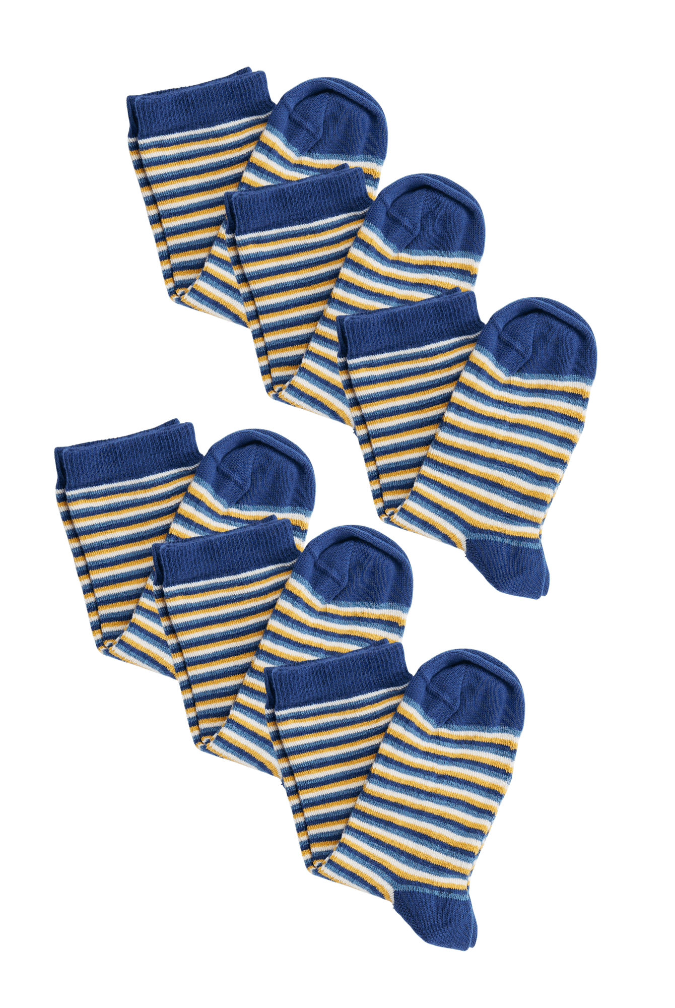Bio-Baumwoll-Kindersocken – 6er Pack - Evermind.eco