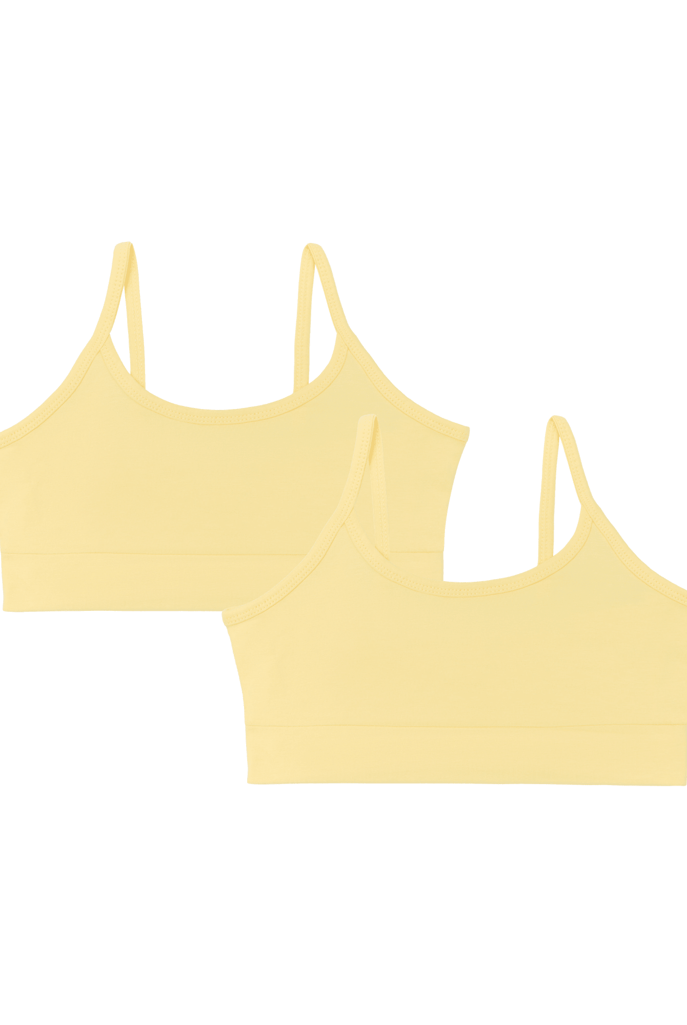 Bio-Baumwoll-Mädchen Bustier-2er Pack - Evermind.eco
