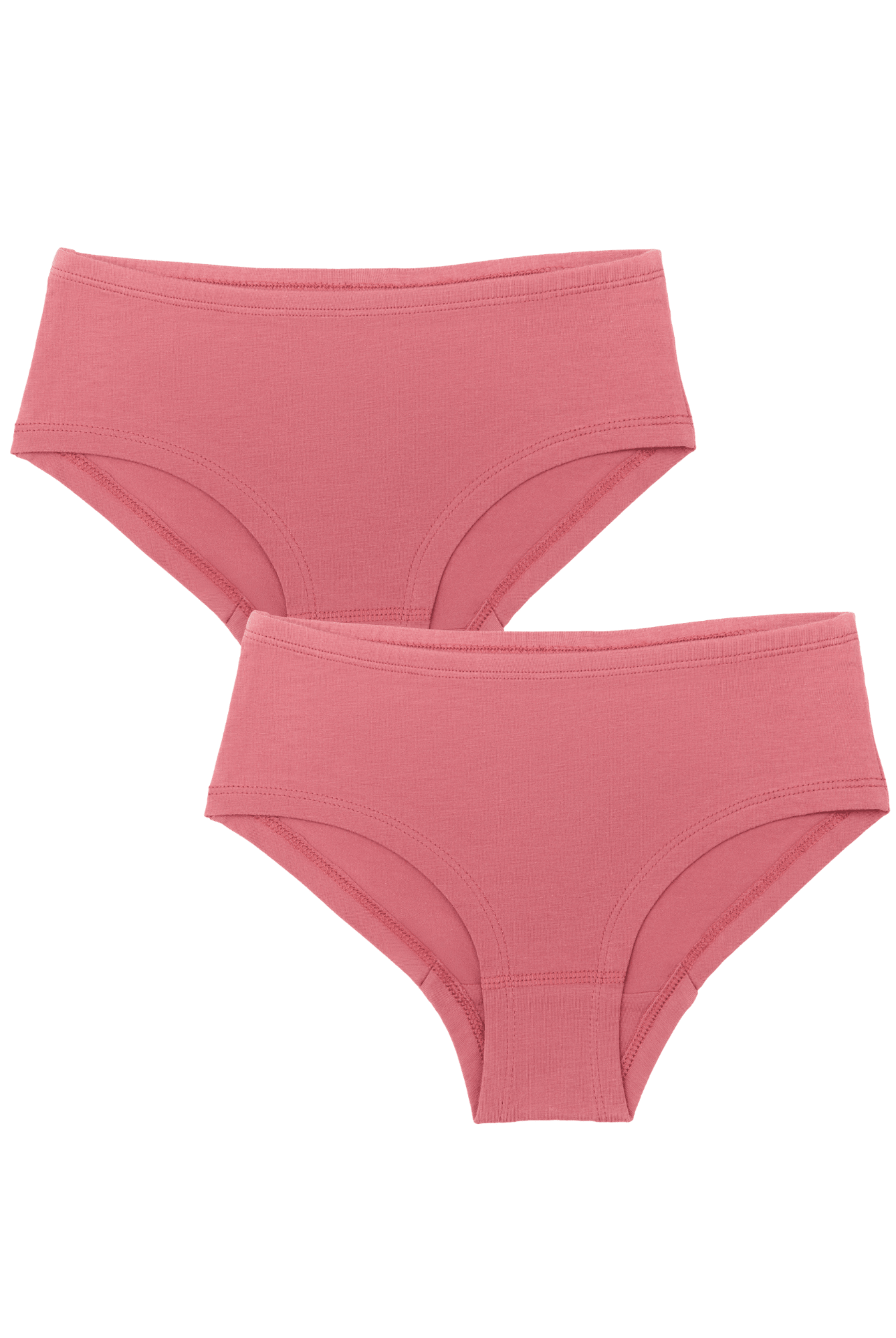 Bio-Baumwoll-Mädchen Hipster-2er Pack - Evermind.eco