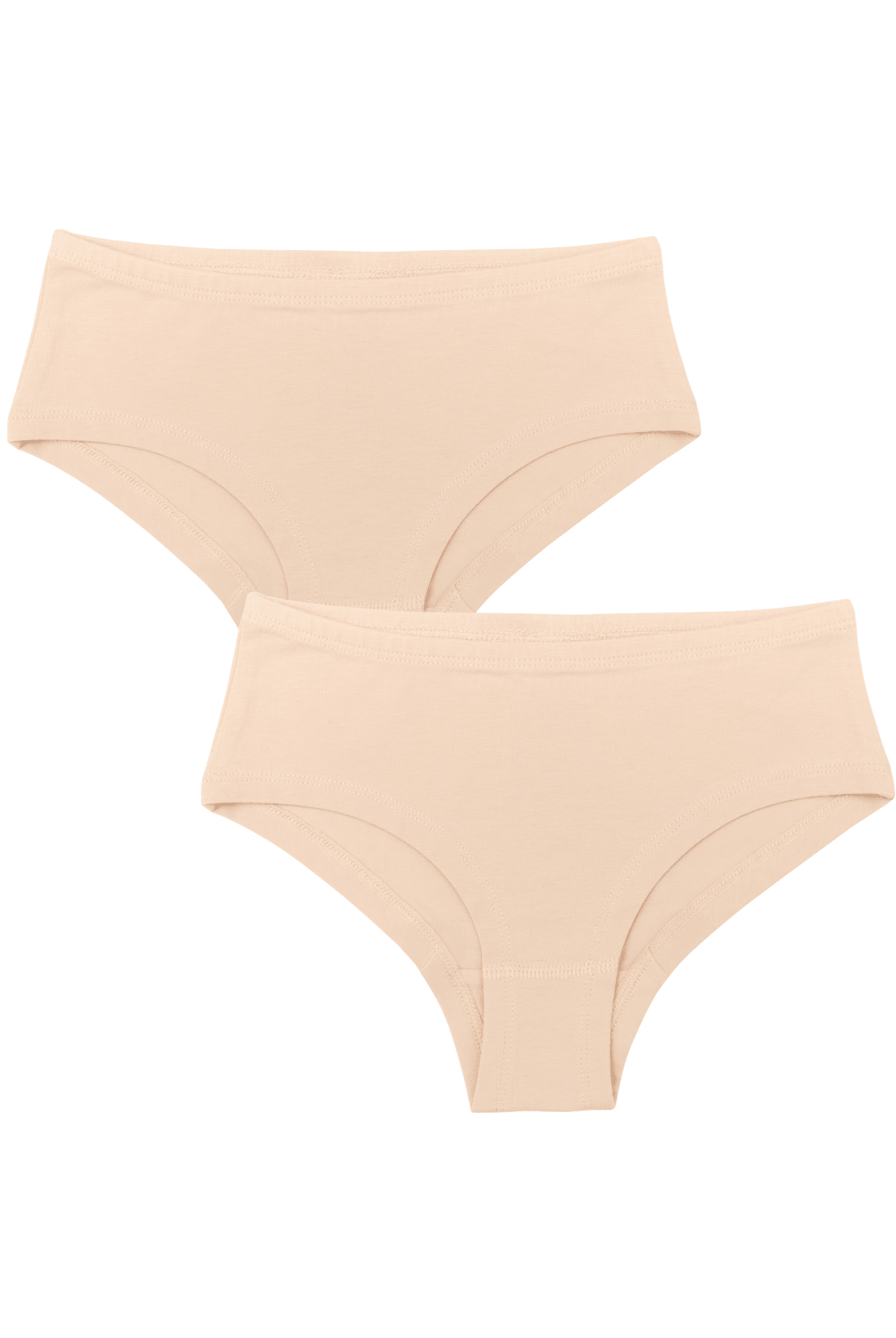 Bio-Baumwoll-Mädchen Hipster-2er Pack - Evermind.eco