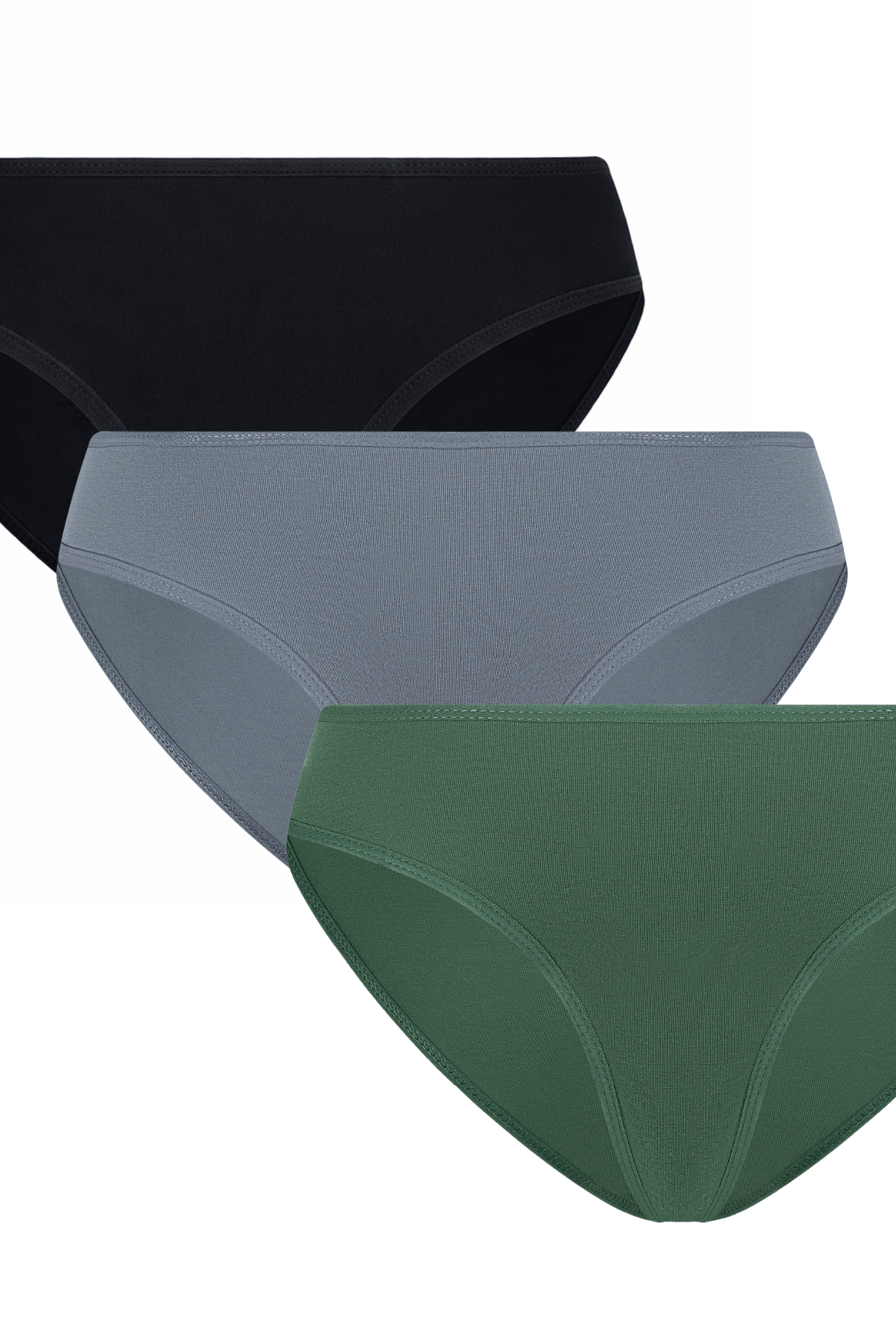 Bio-Baumwoll-Slip klassisch - 3er Pack - Evermind.eco