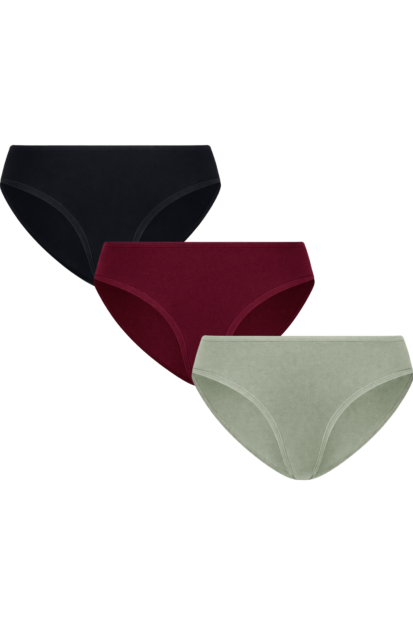 Bio-Baumwoll-Slip klassisch - 3er Pack - Evermind.eco