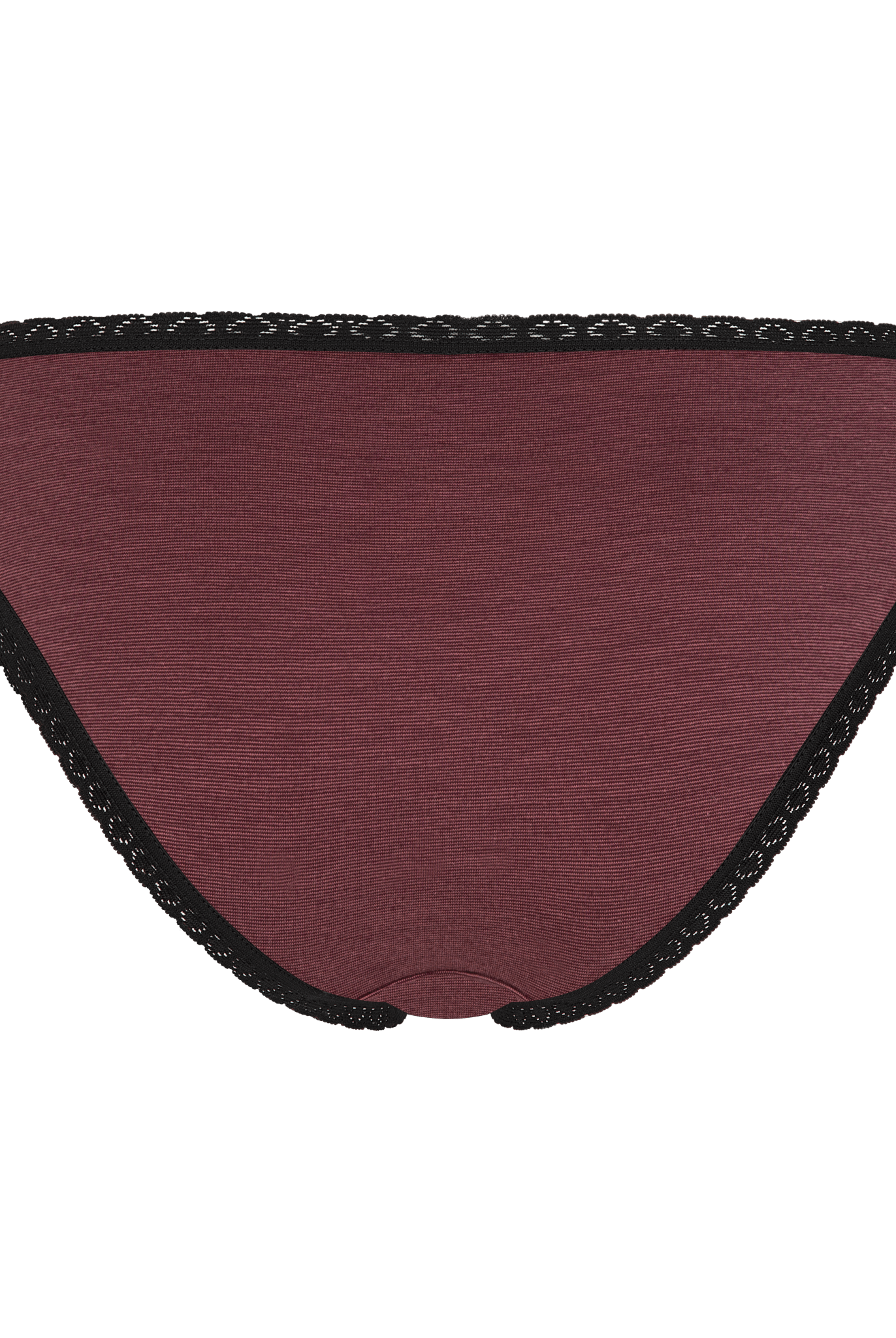 Bio-Baumwoll-Slip mit Spitze - Evermind.eco