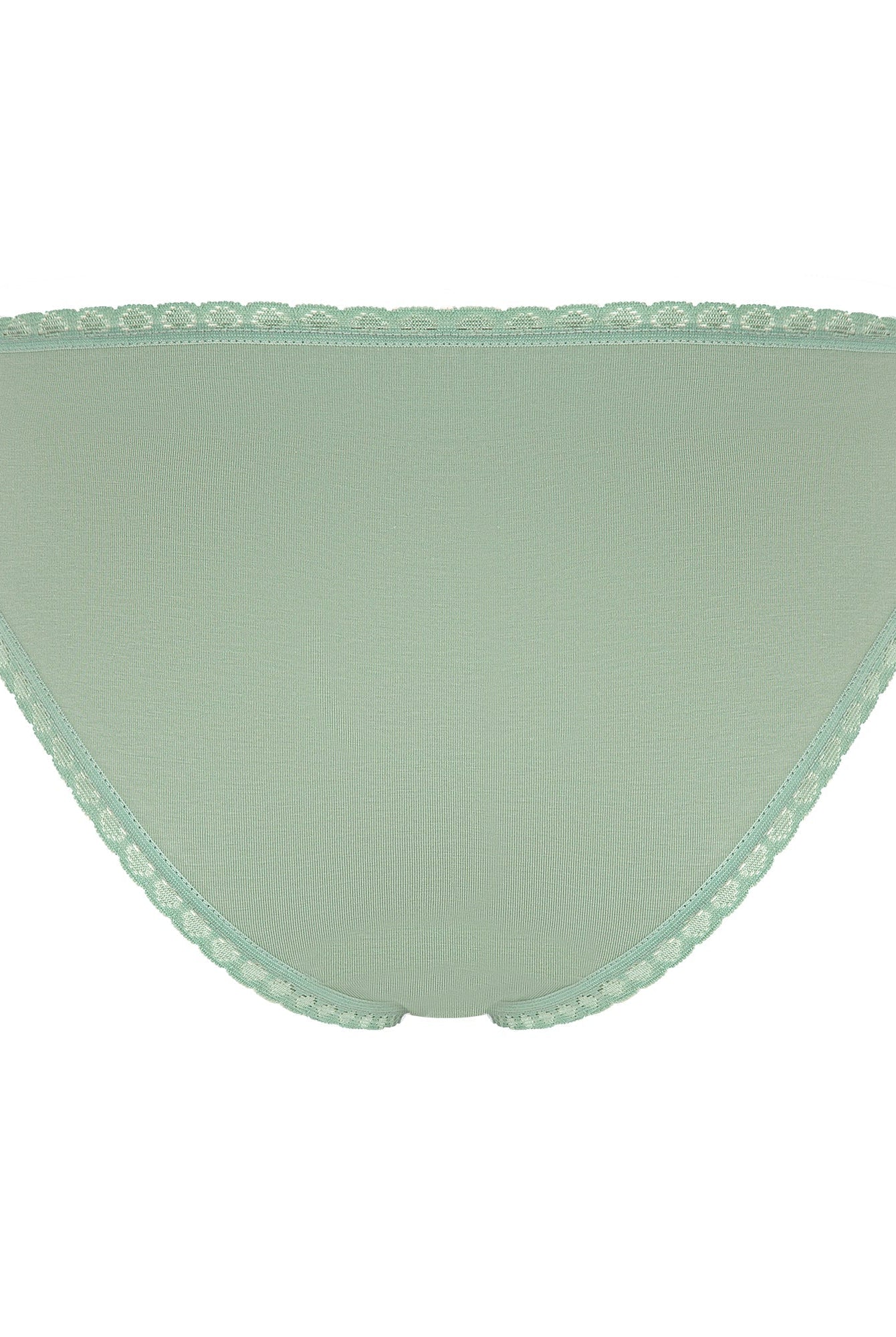 Bio-Baumwoll-Slip mit Spitze - Evermind.eco