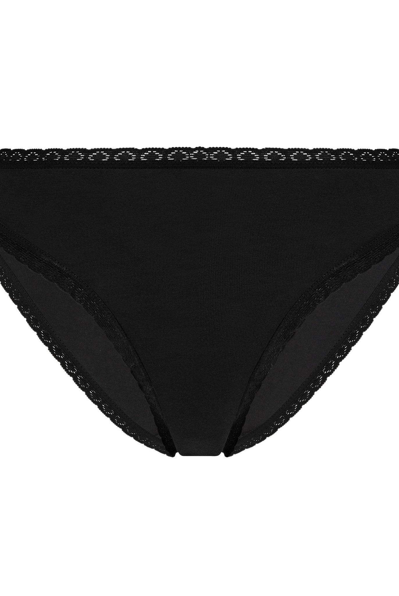 Bio-Baumwoll-Slip mit Spitze – 3er Pack - Evermind.eco