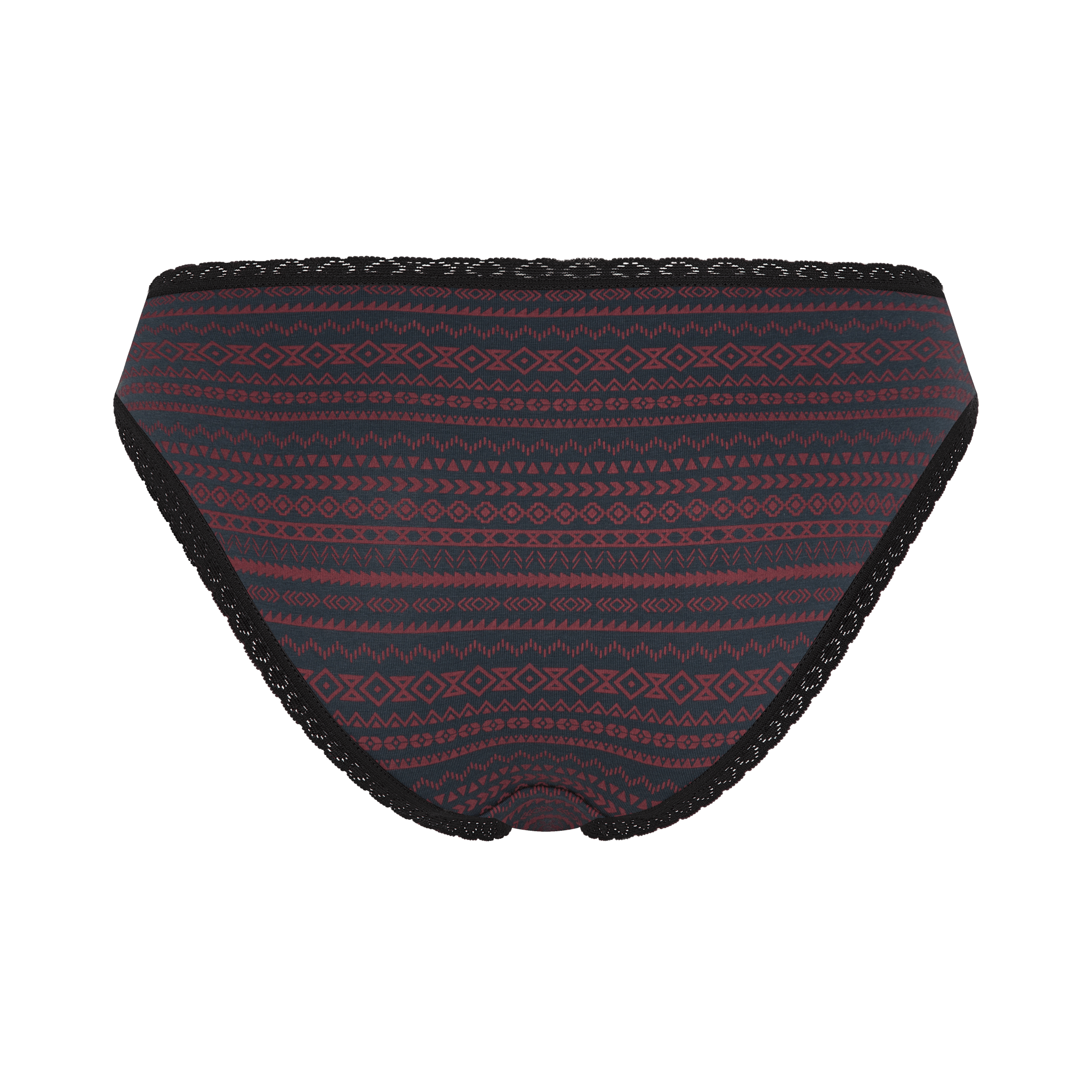Bio-Baumwoll-Slip mit Spitze - Evermind.eco