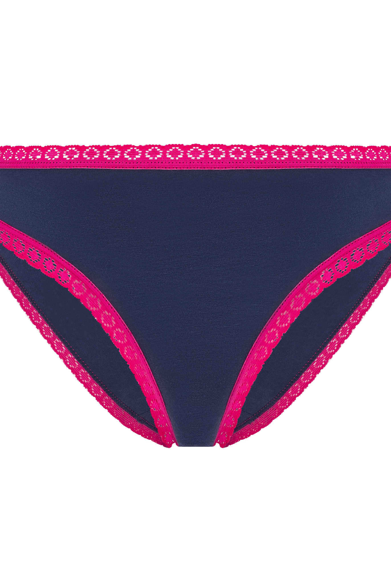 Bio-Baumwoll-Slip mit Spitze – 4er Pack - Evermind.eco
