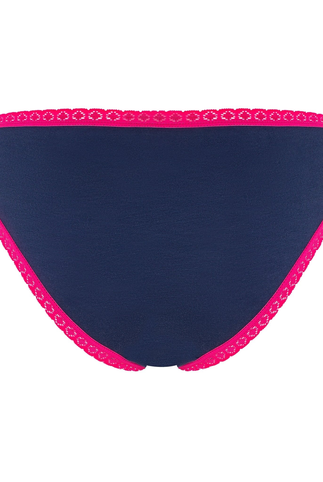 Bio-Baumwoll-Slip mit Spitze - Evermind.eco