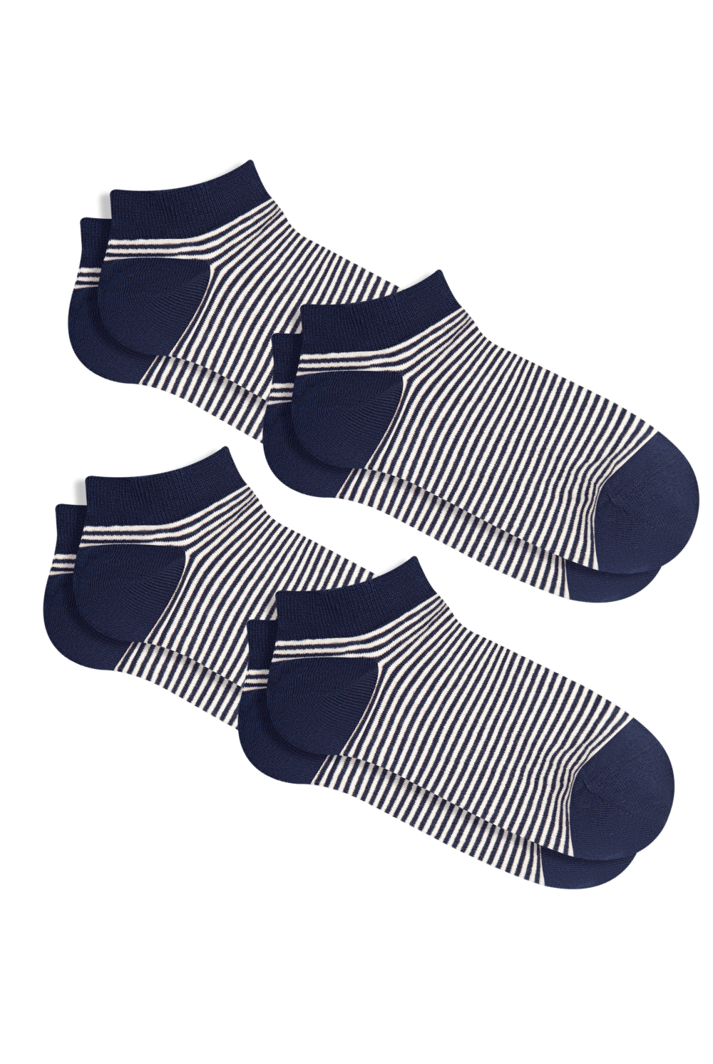Bio-Baumwoll-Sneakersocken Unisex - 4er Pack - Evermind.eco
