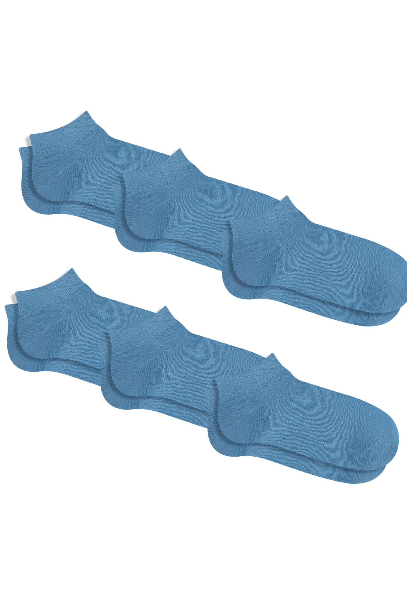 Bio-Baumwoll-Sneakersocken Unisex - 6er Pack - Evermind.eco