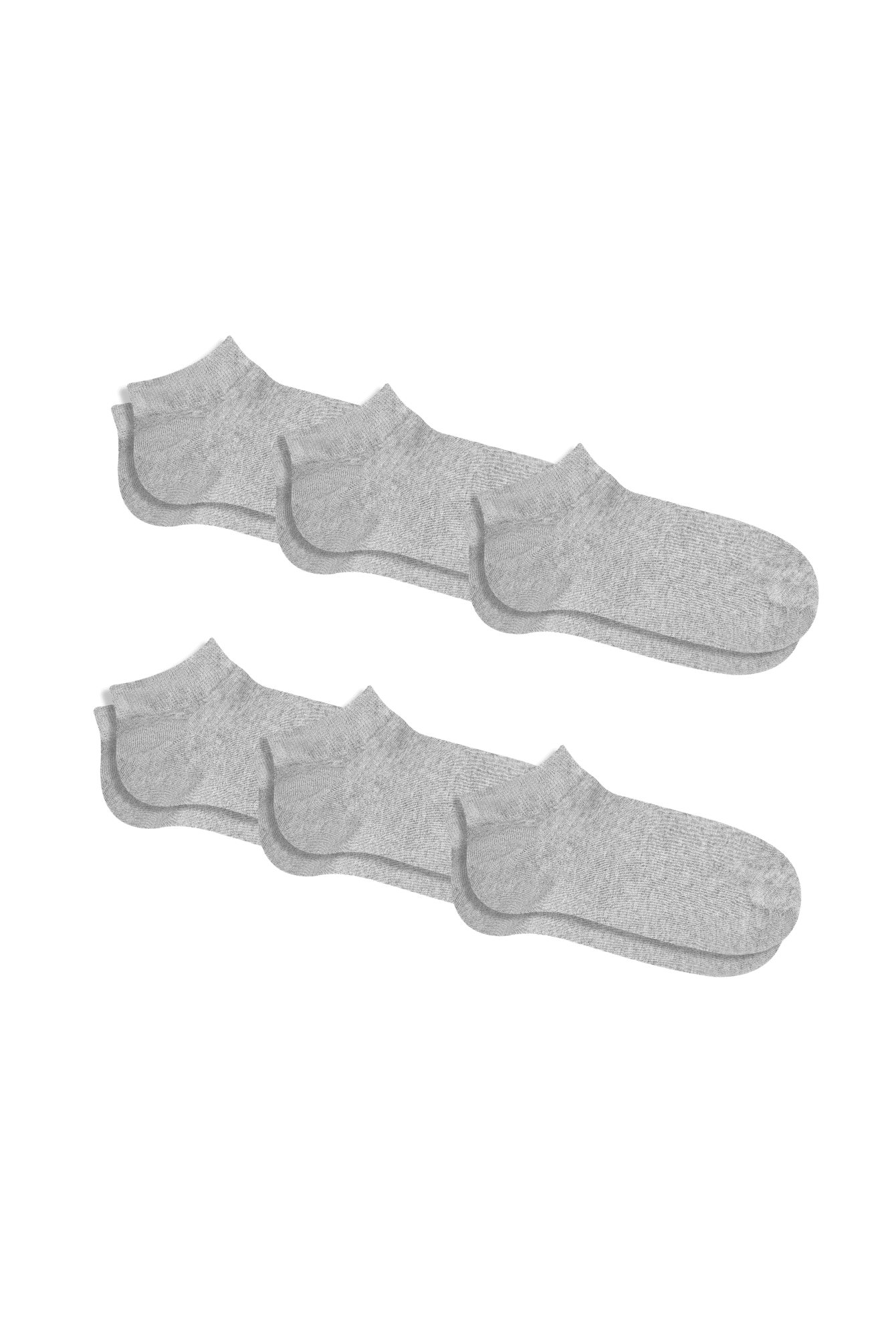 Bio-Baumwoll-Sneakersocken Unisex - 6er Pack - Evermind.eco