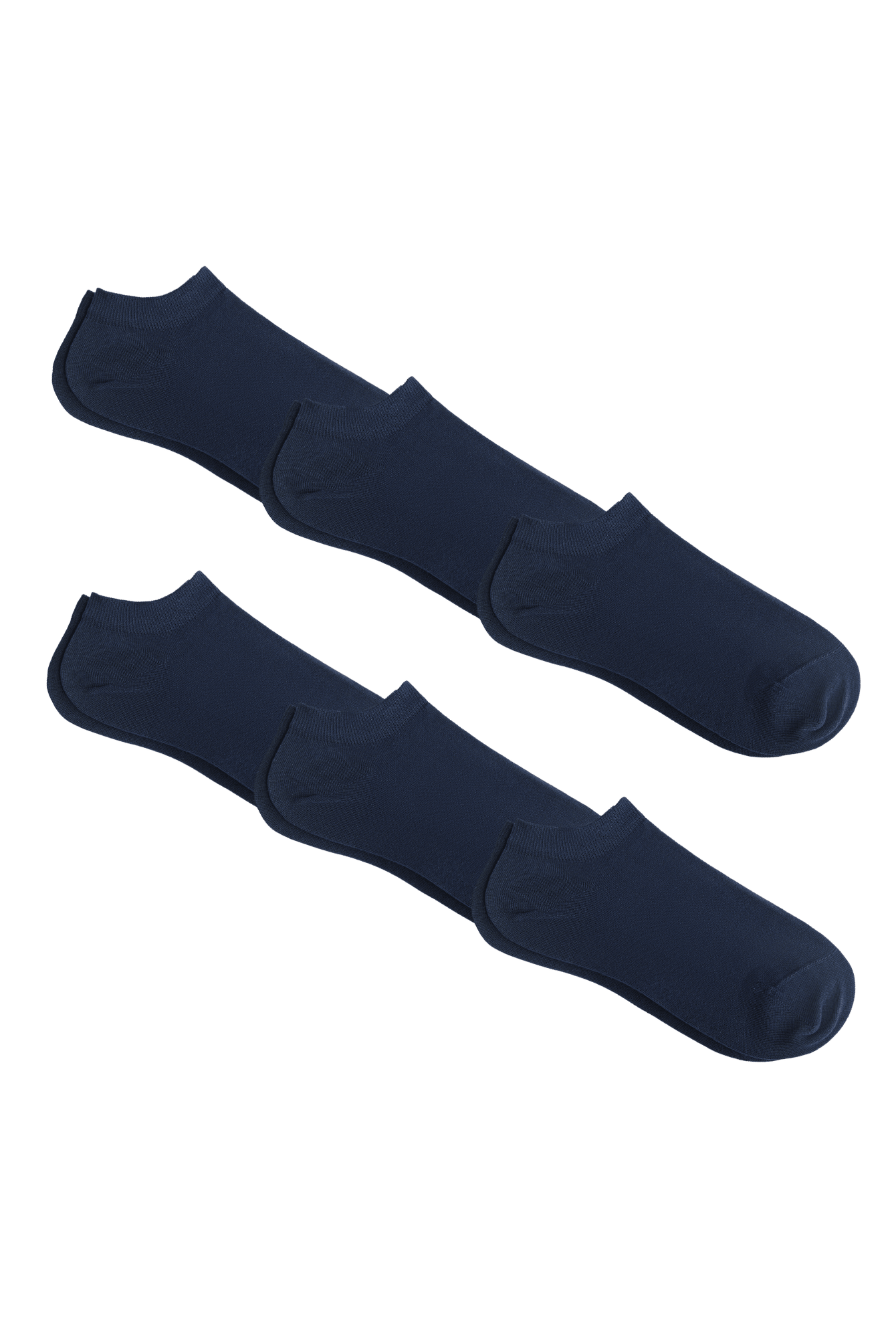 Bio-Baumwoll-Sneakersocken Unisex - 6er Pack - Evermind.eco