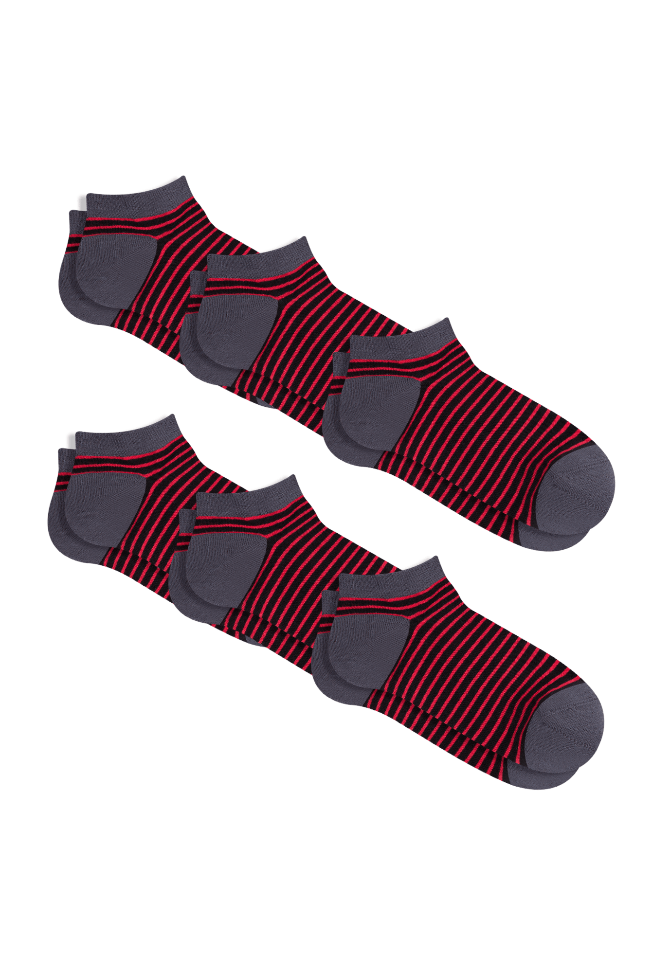 Bio-Baumwoll-Sneakersocken Unisex - 6er Pack - Evermind.eco