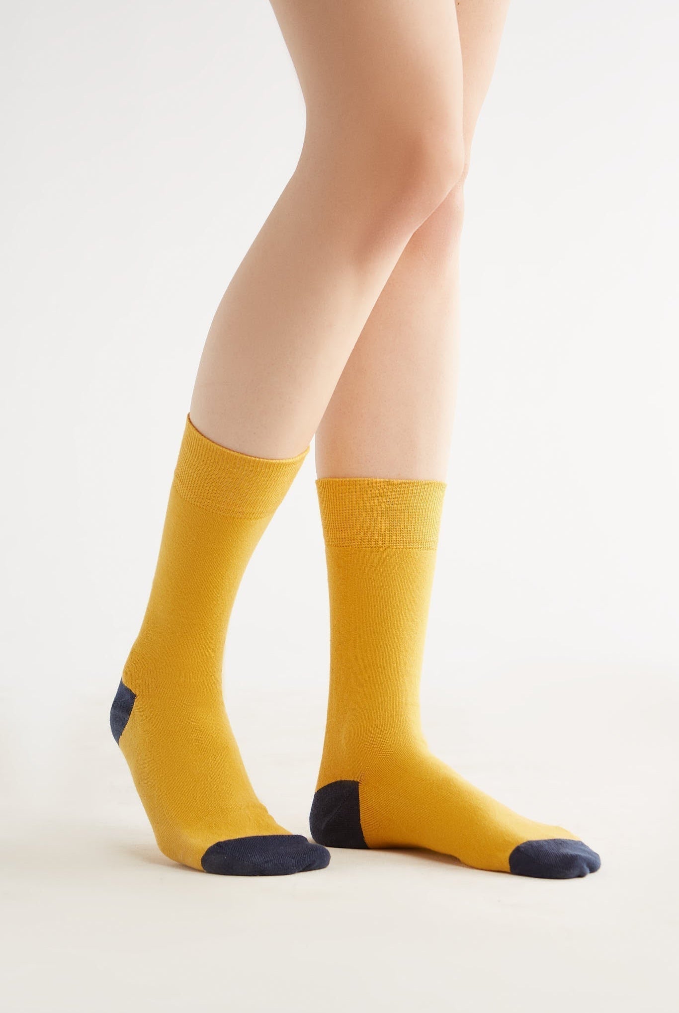 Bio-Baumwoll-Socken mit längerem Bündchen - Evermind.eco