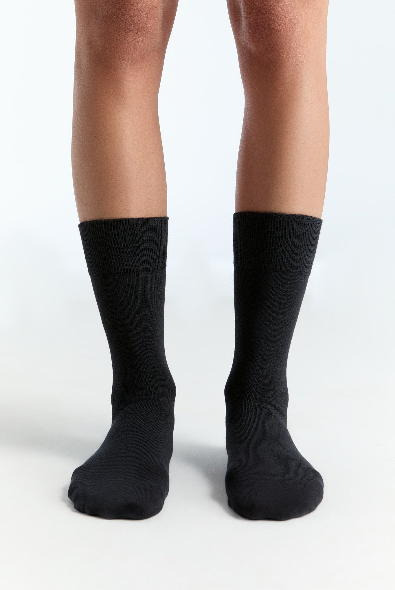 Bio-Baumwoll-Socken mit längerem Bündchen - Evermind.eco