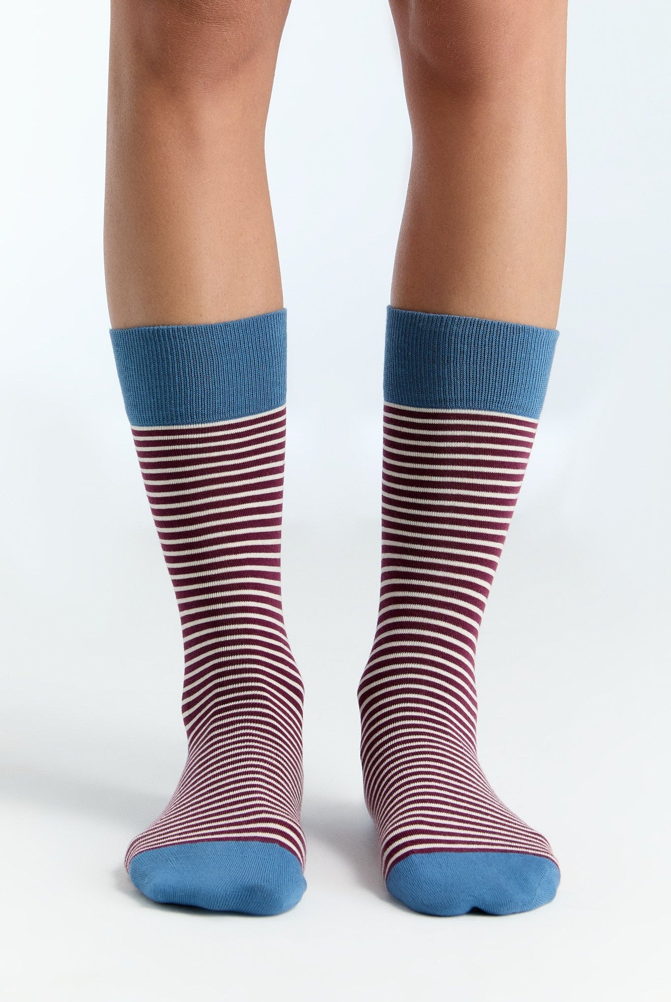 Bio-Baumwoll-Socken mit längerem Bündchen - Evermind.eco