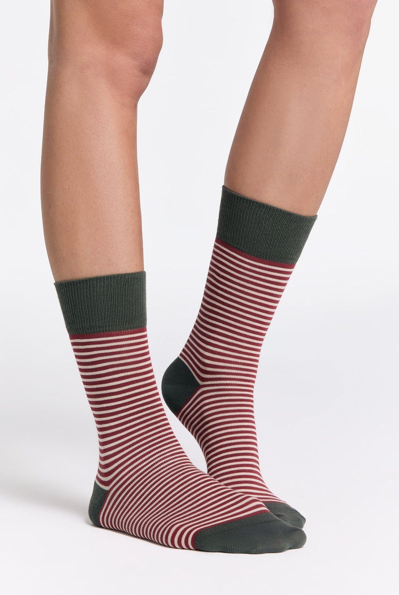 Bio-Baumwoll-Socken mit längerem Bündchen - Evermind.eco