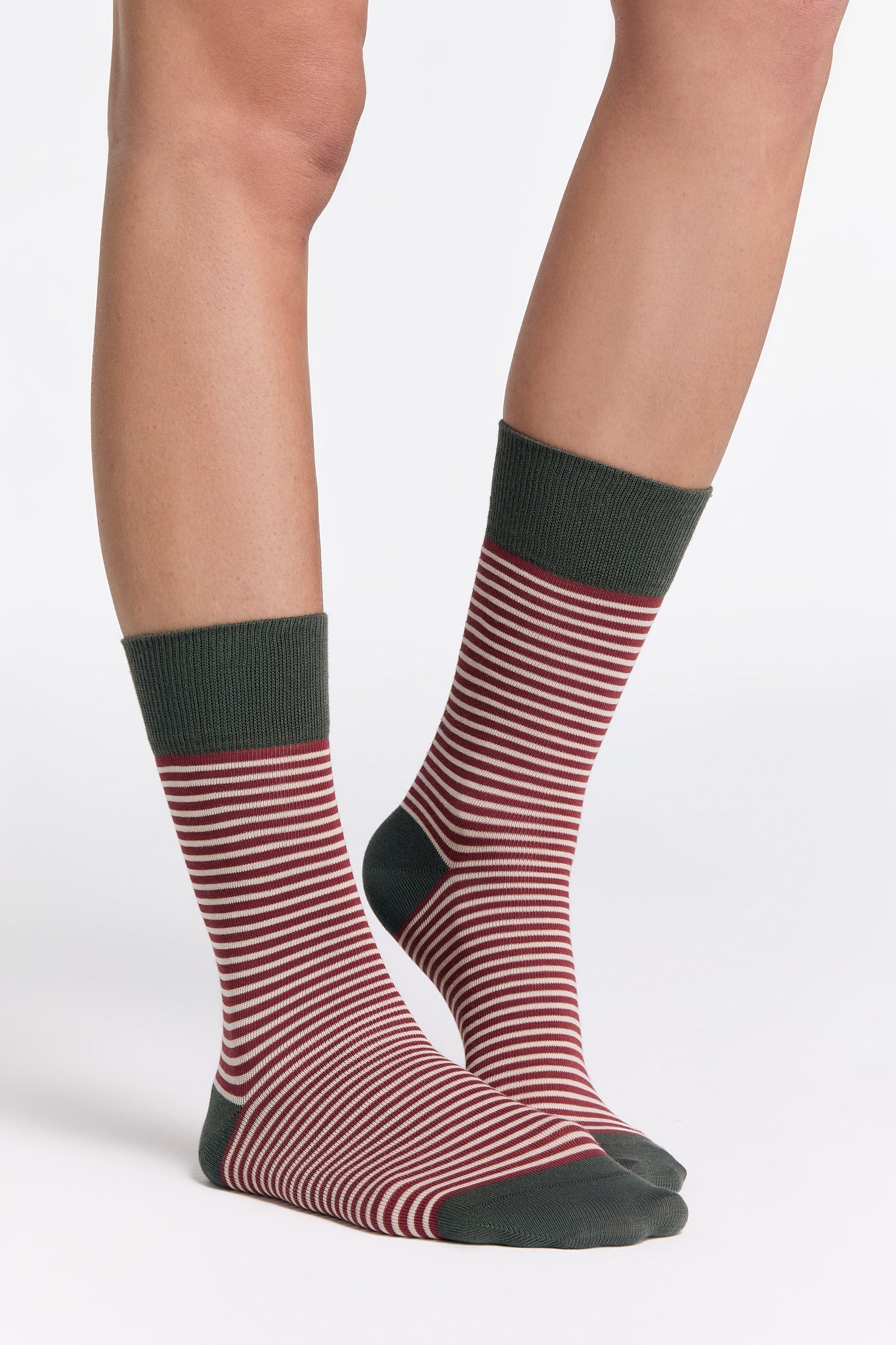 Bio-Baumwoll-Socken mit längerem Bündchen - Evermind.eco