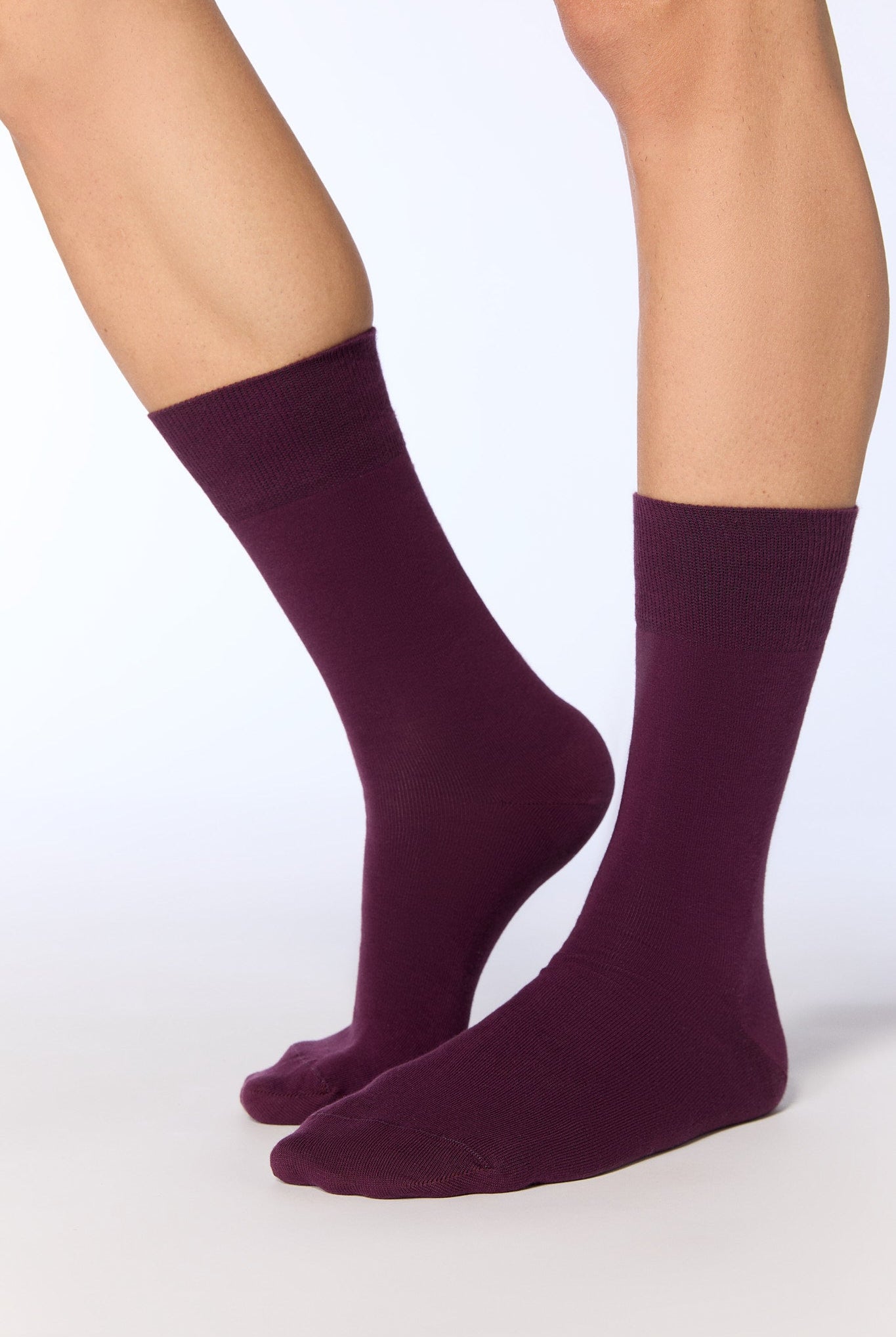 Bio-Baumwoll-Socken mit längerem Bündchen - Evermind.eco