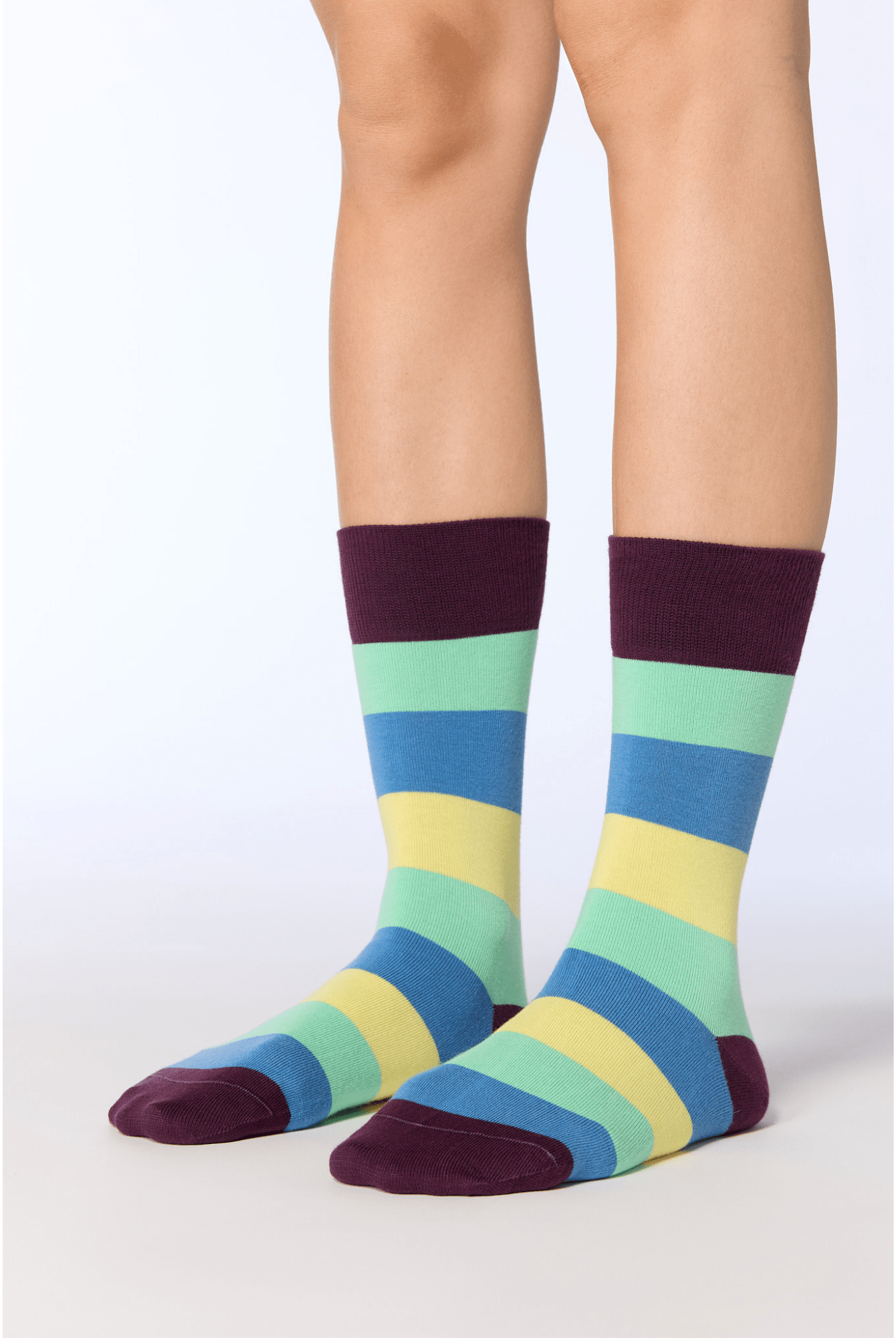Bio-Baumwoll-Socken mit längerem Bündchen - Evermind.eco