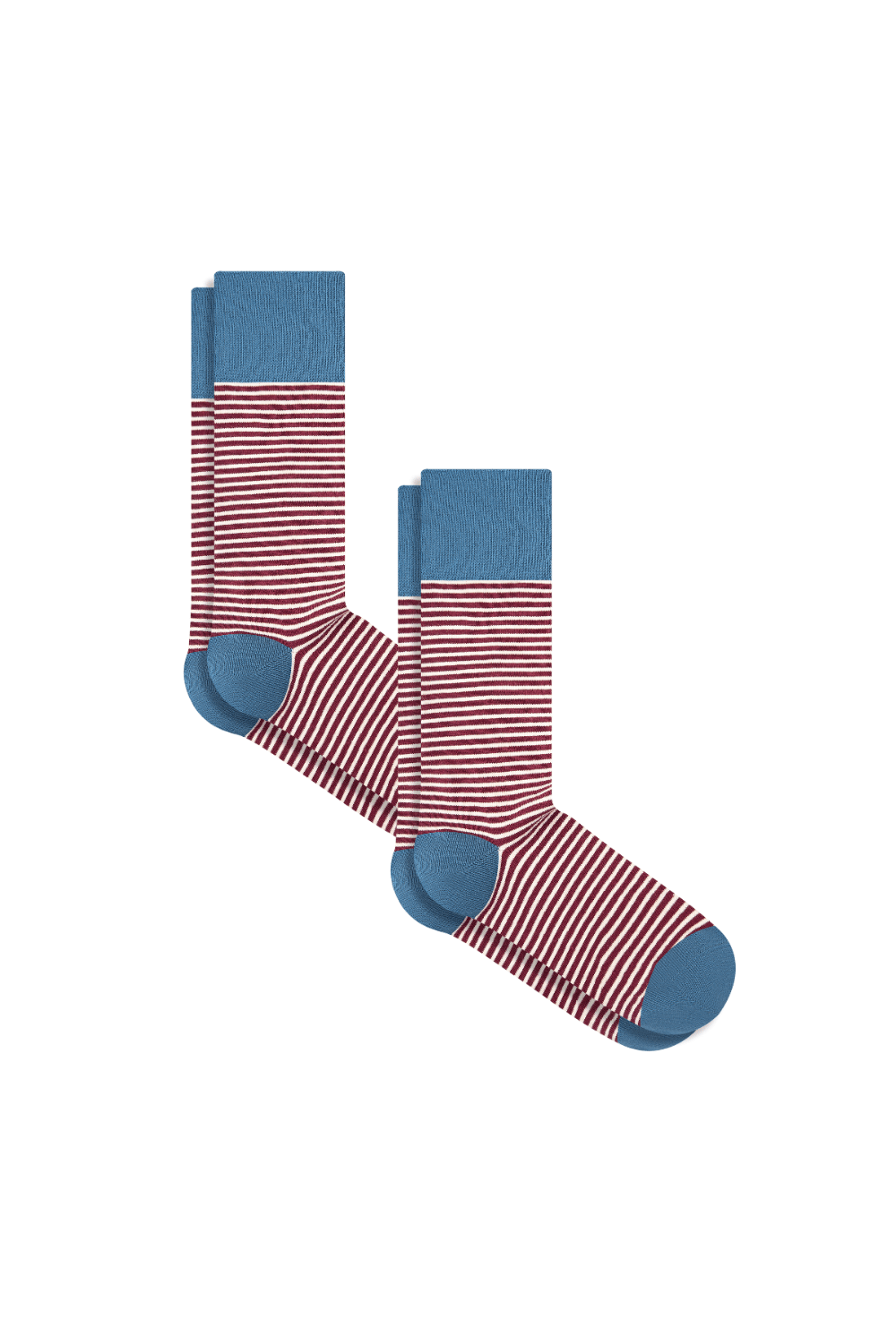 Bio-Baumwoll-Socken mit längerem Bündchen - 2er Pack - Evermind.eco